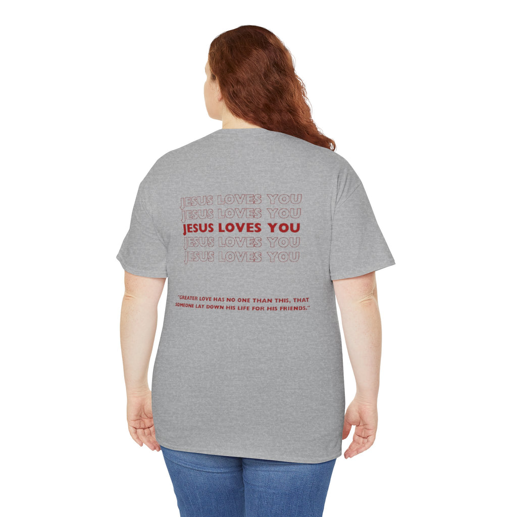 Christian T‑Shirt — "John 15:13" Graphic Tee