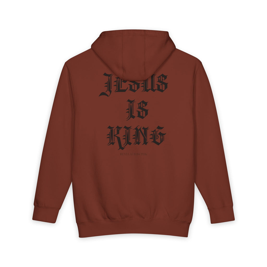 Jesus Is King Hoodie — Gothic Faith Pullover