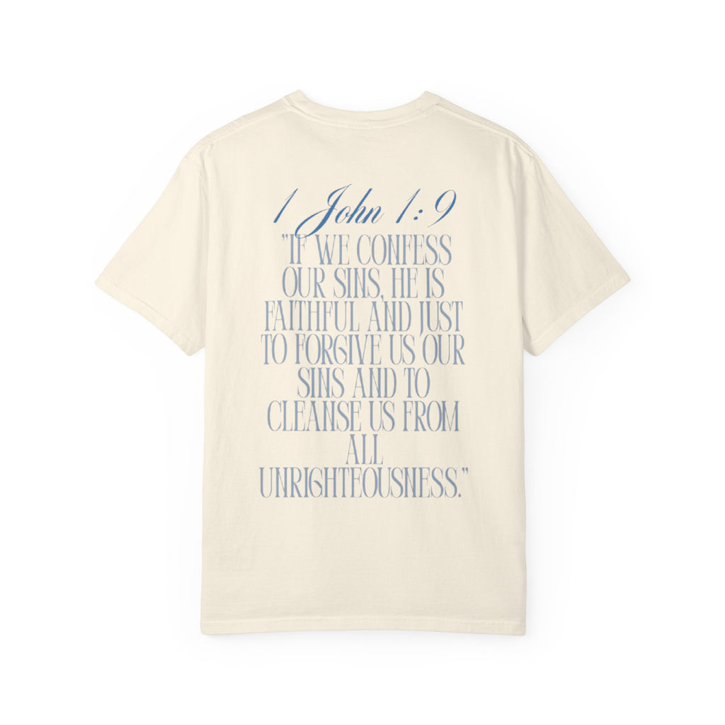 T-Shirt — 1 John 1:9 Scripture Tee (We Confess Our Sins)