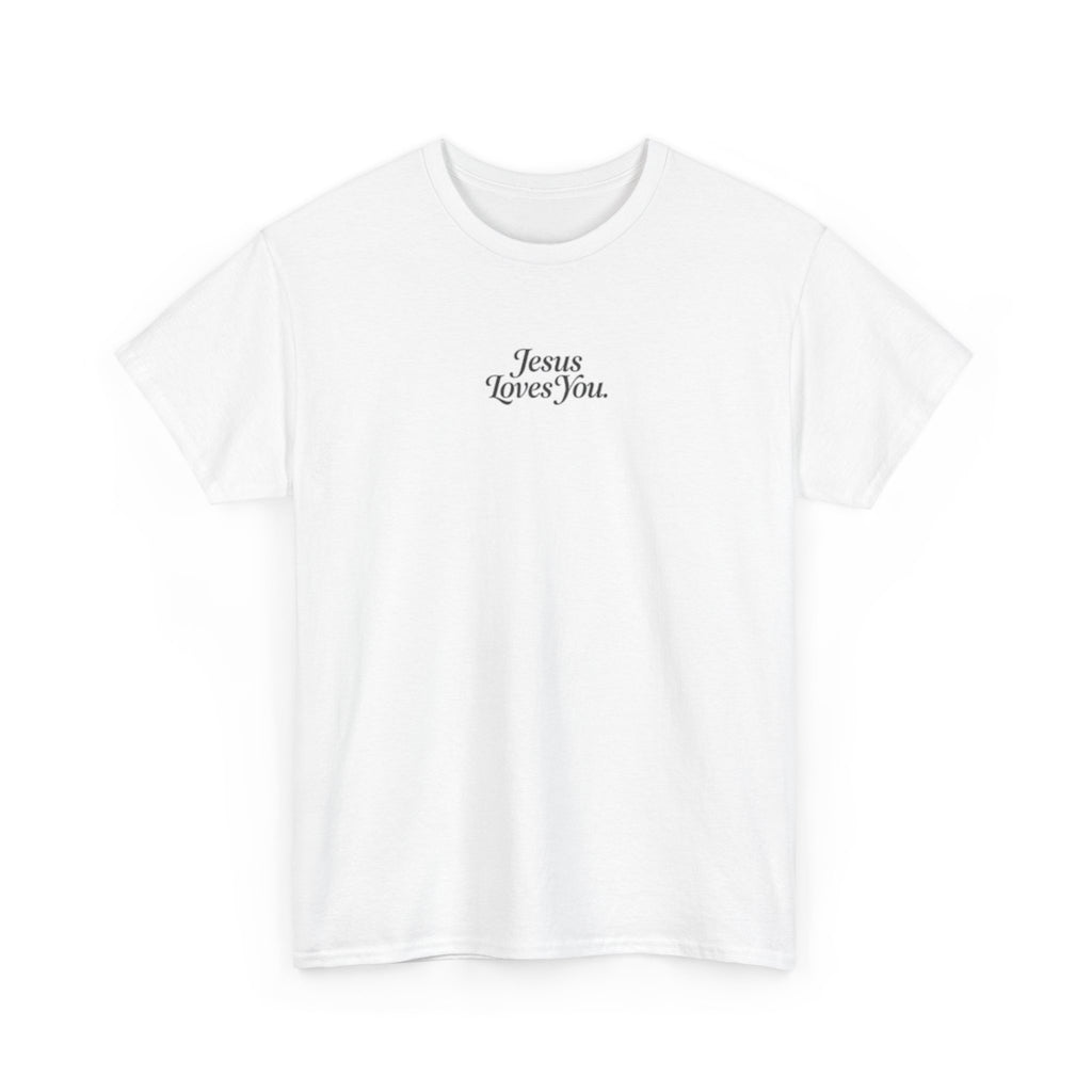 Jesus Loves You T‑Shirt — Minimal Christian Faith Tee