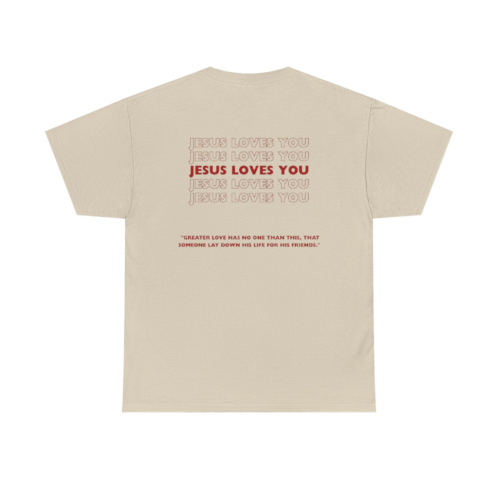 Christian T‑Shirt — "John 15:13" Graphic Tee