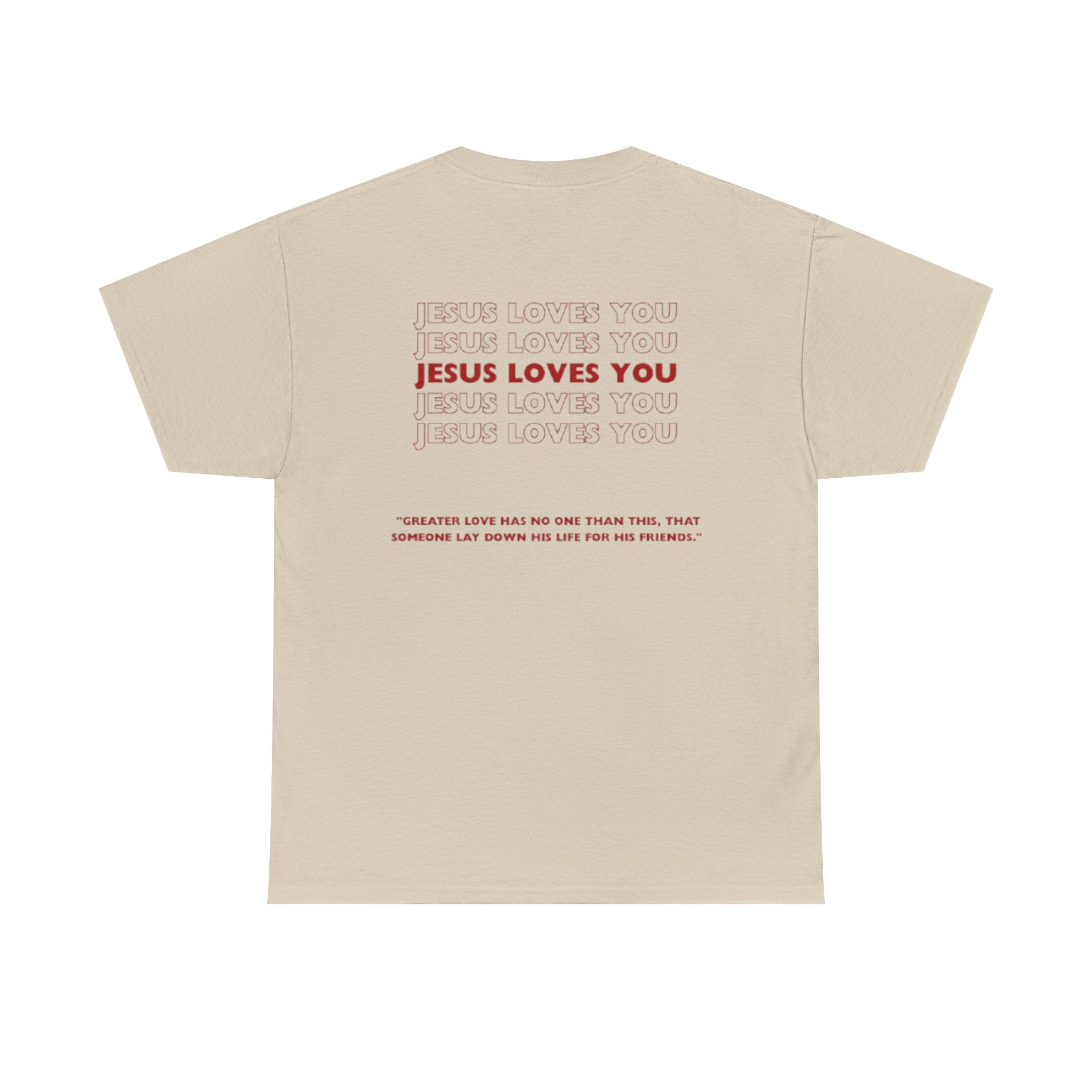 Christian T‑Shirt — "John 15:13" Graphic Tee