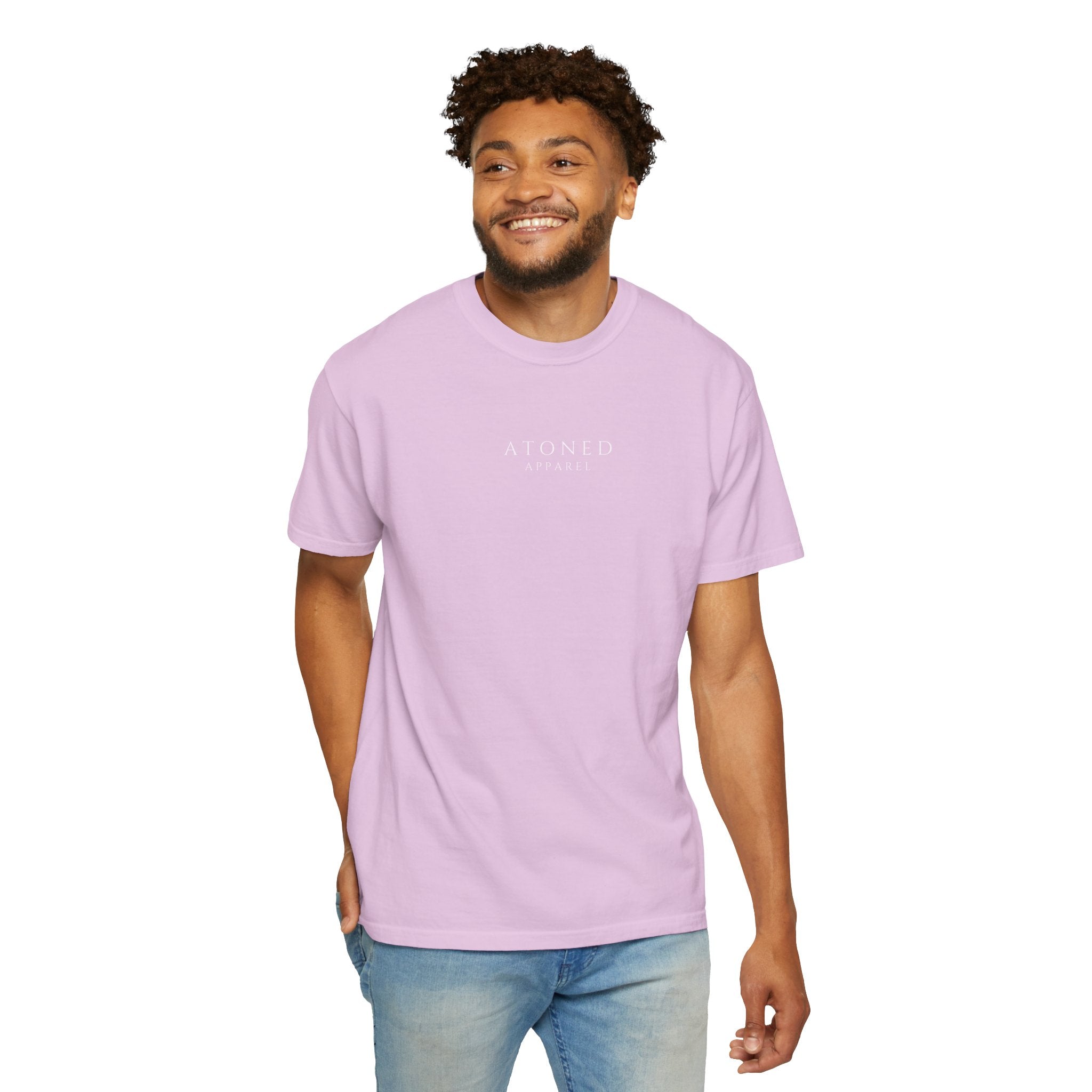 Faith Family Forever T‑Shirt — Atoned Apparel Garment‑Dyed Tee