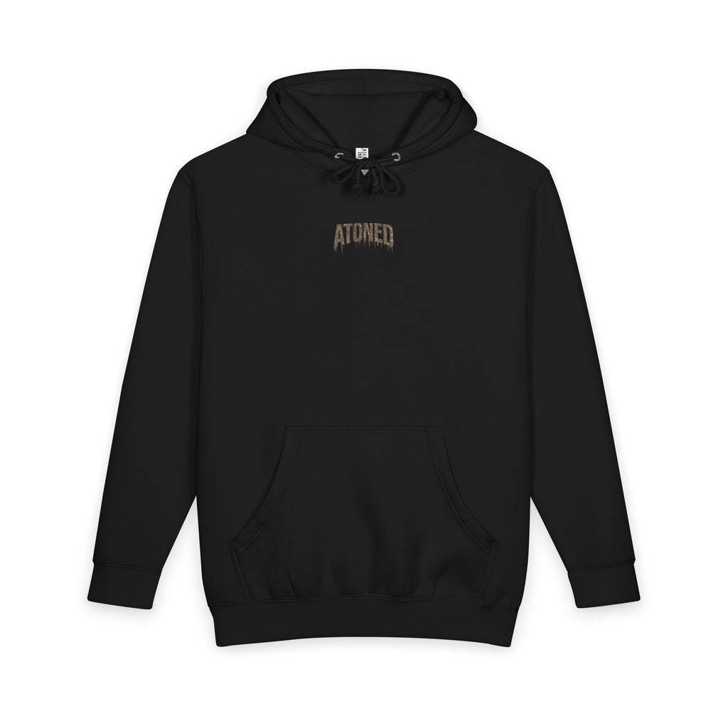 Atoned Hoodie — "Worthy Is the Lamb" Jesus Crown of Thorns Christian Pullover
