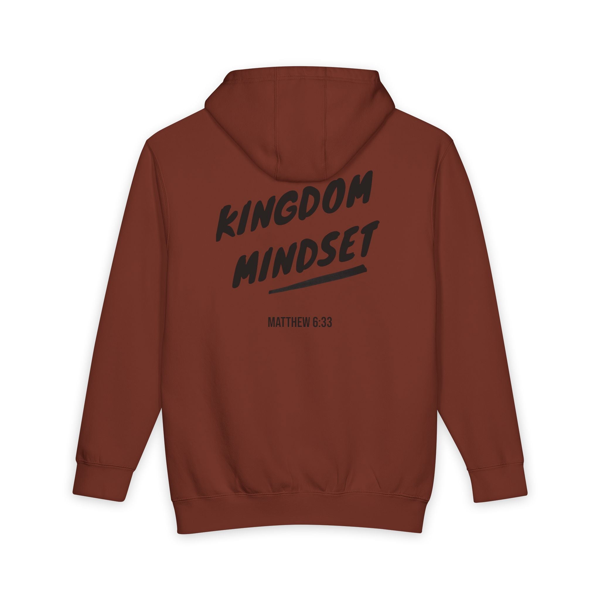 Kingdom Mindset Hoodie — Christian Faith Pullover (Matthew 6:33)