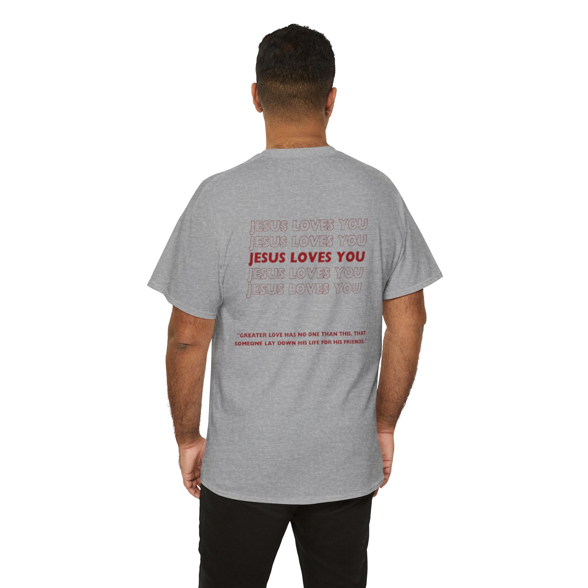 Christian T‑Shirt — "John 15:13" Graphic Tee
