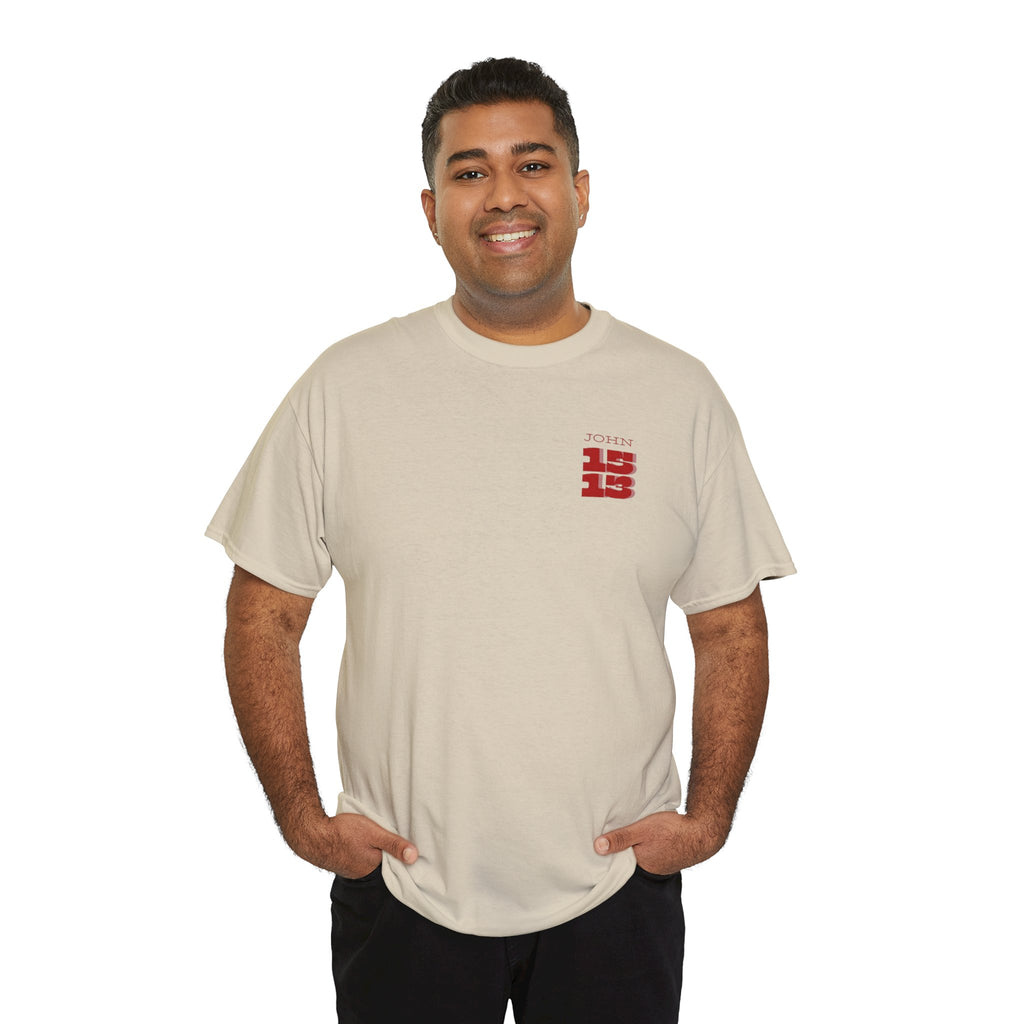 Christian T‑Shirt — "John 15:13" Graphic Tee