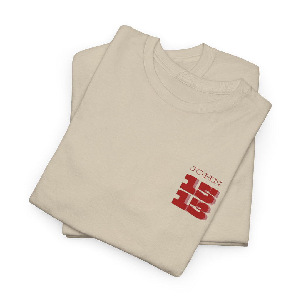 Christian T‑Shirt — "John 15:13" Graphic Tee