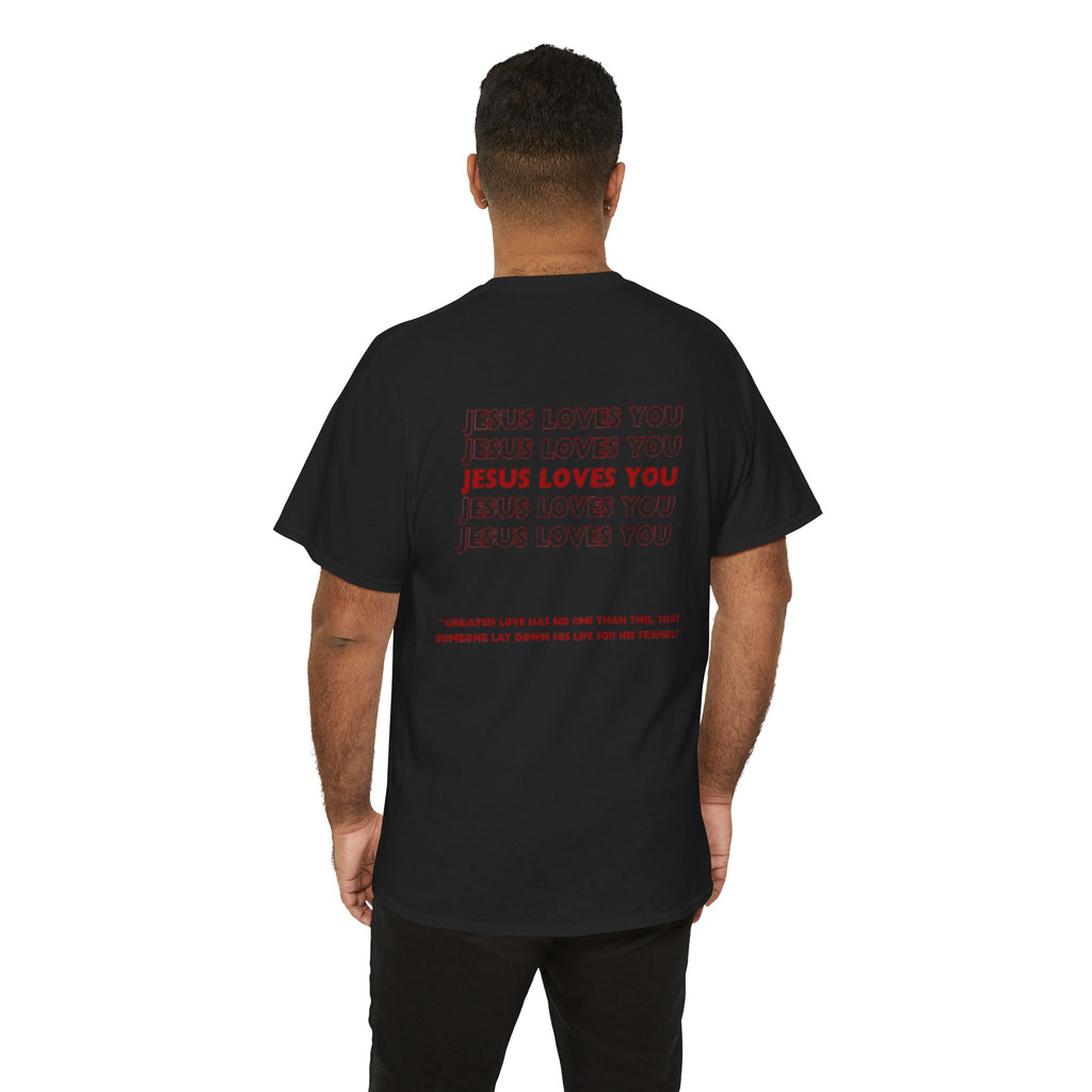 Christian T‑Shirt — "John 15:13" Graphic Tee