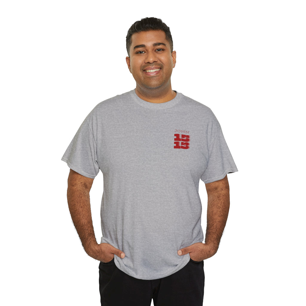 Christian T‑Shirt — "John 15:13" Graphic Tee