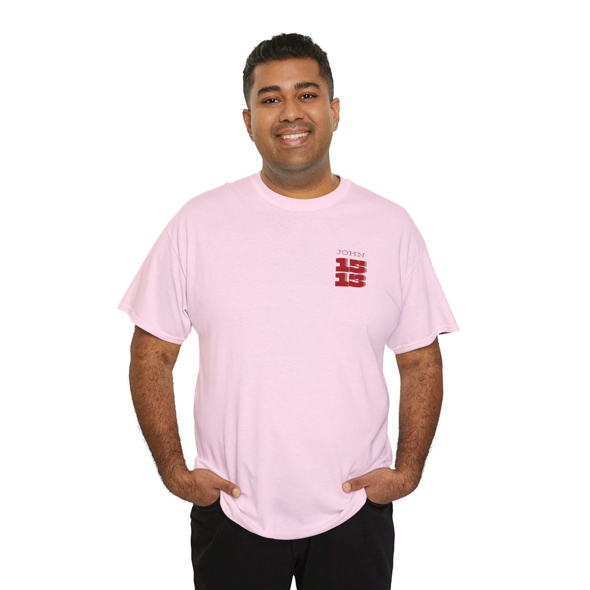 Christian T‑Shirt — "John 15:13" Graphic Tee