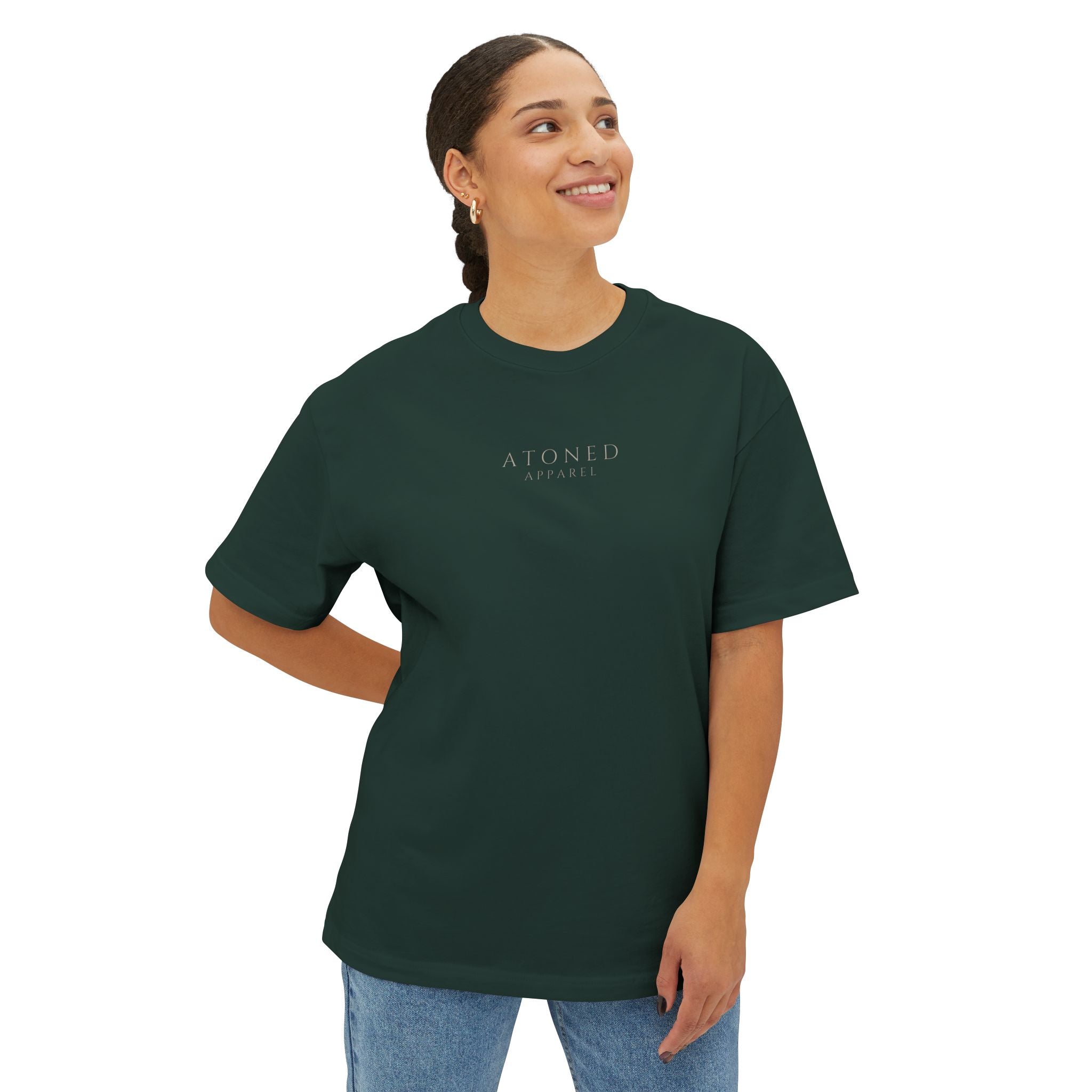 Jesus Is King Oversized Tee — Christian Boxy T‑Shirt