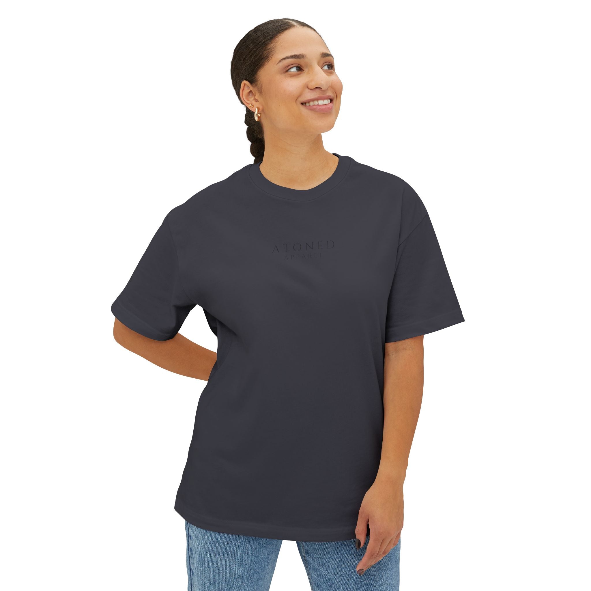 Kingdom Mindset Oversized Tee— Faith-Inspired Scripture (Matthew 6:33)
