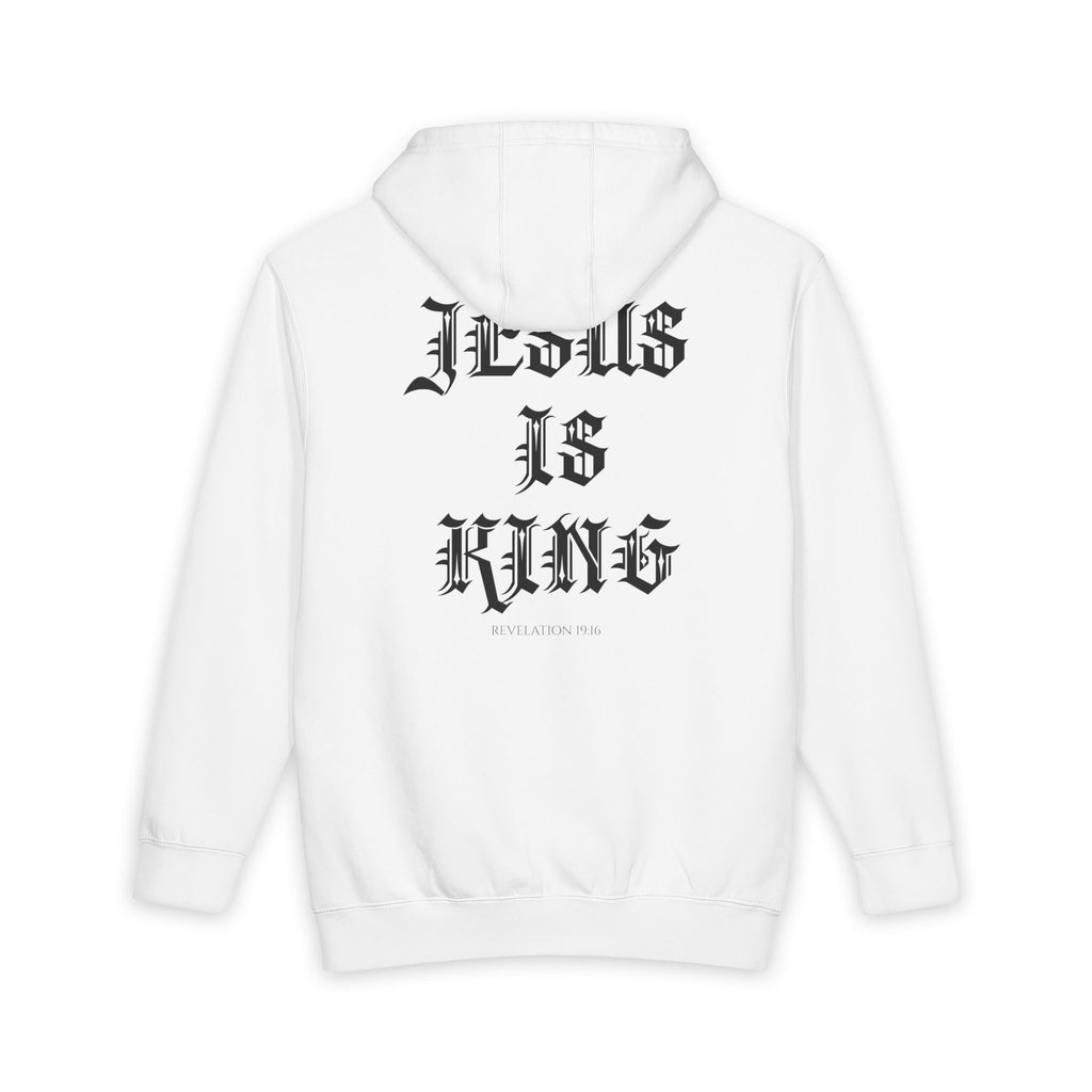 Jesus Is King Hoodie — Gothic Faith Pullover