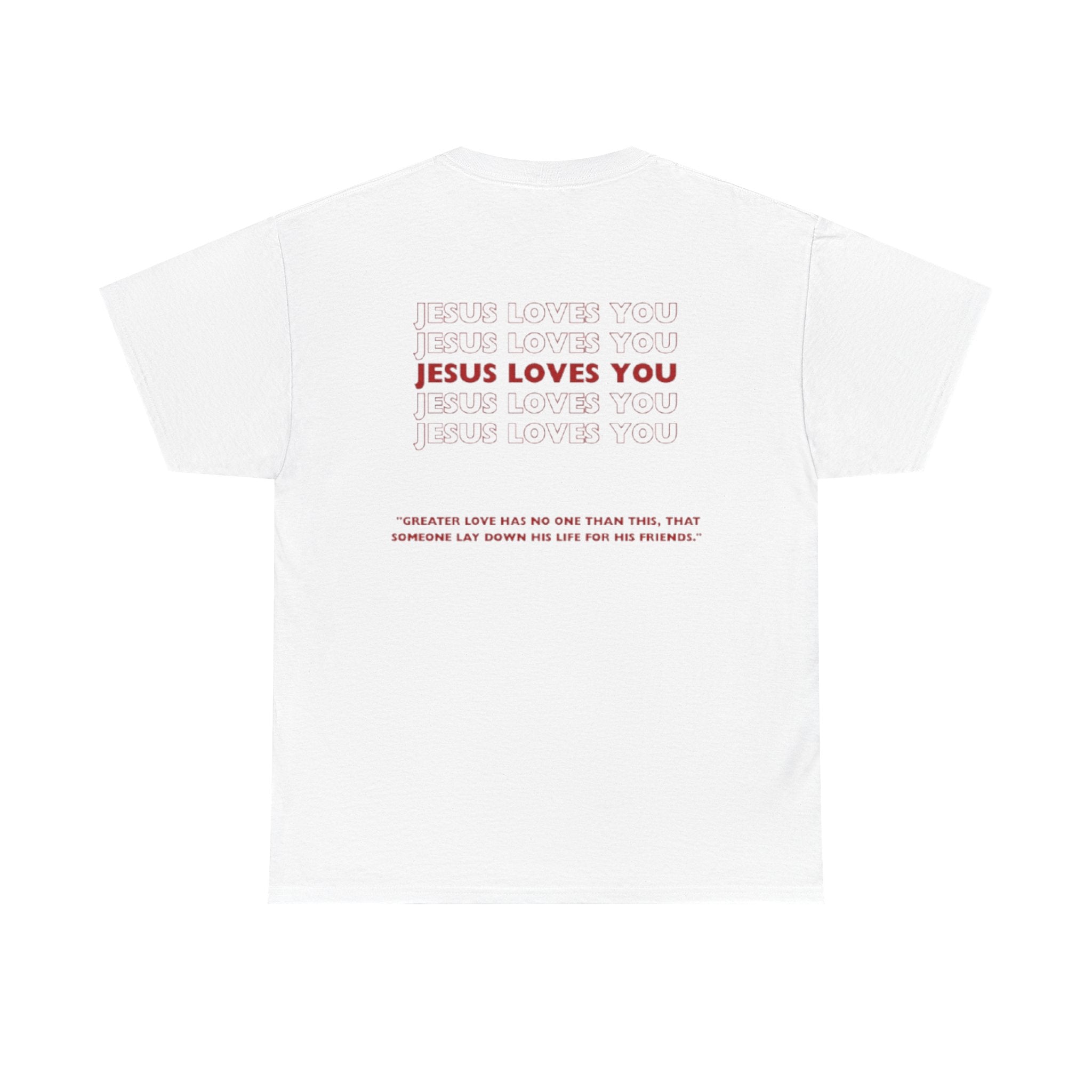 Christian T‑Shirt — "John 15:13" Graphic Tee