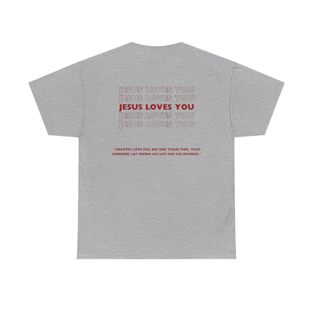 Christian T‑Shirt — "John 15:13" Graphic Tee
