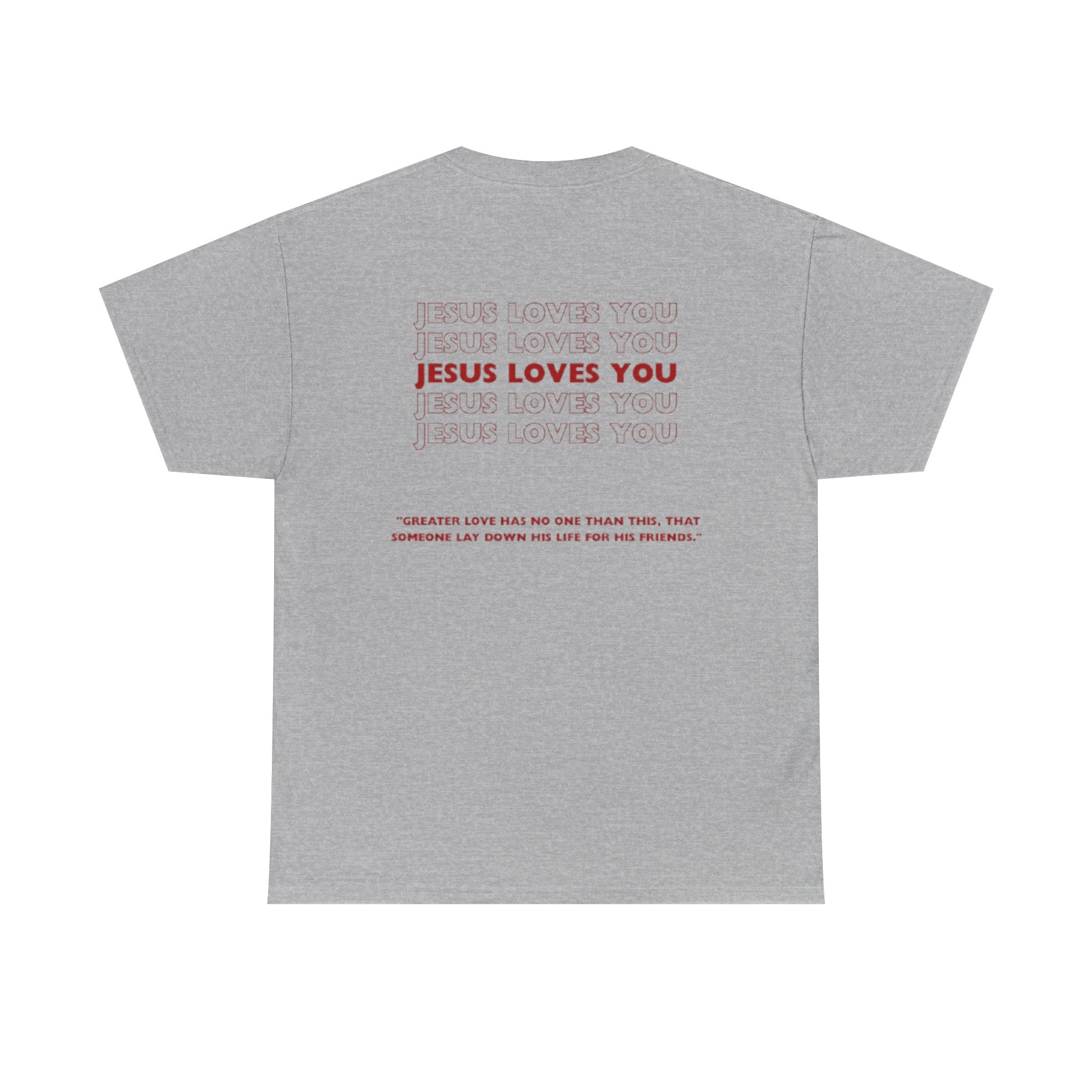 Christian T‑Shirt — "John 15:13" Graphic Tee
