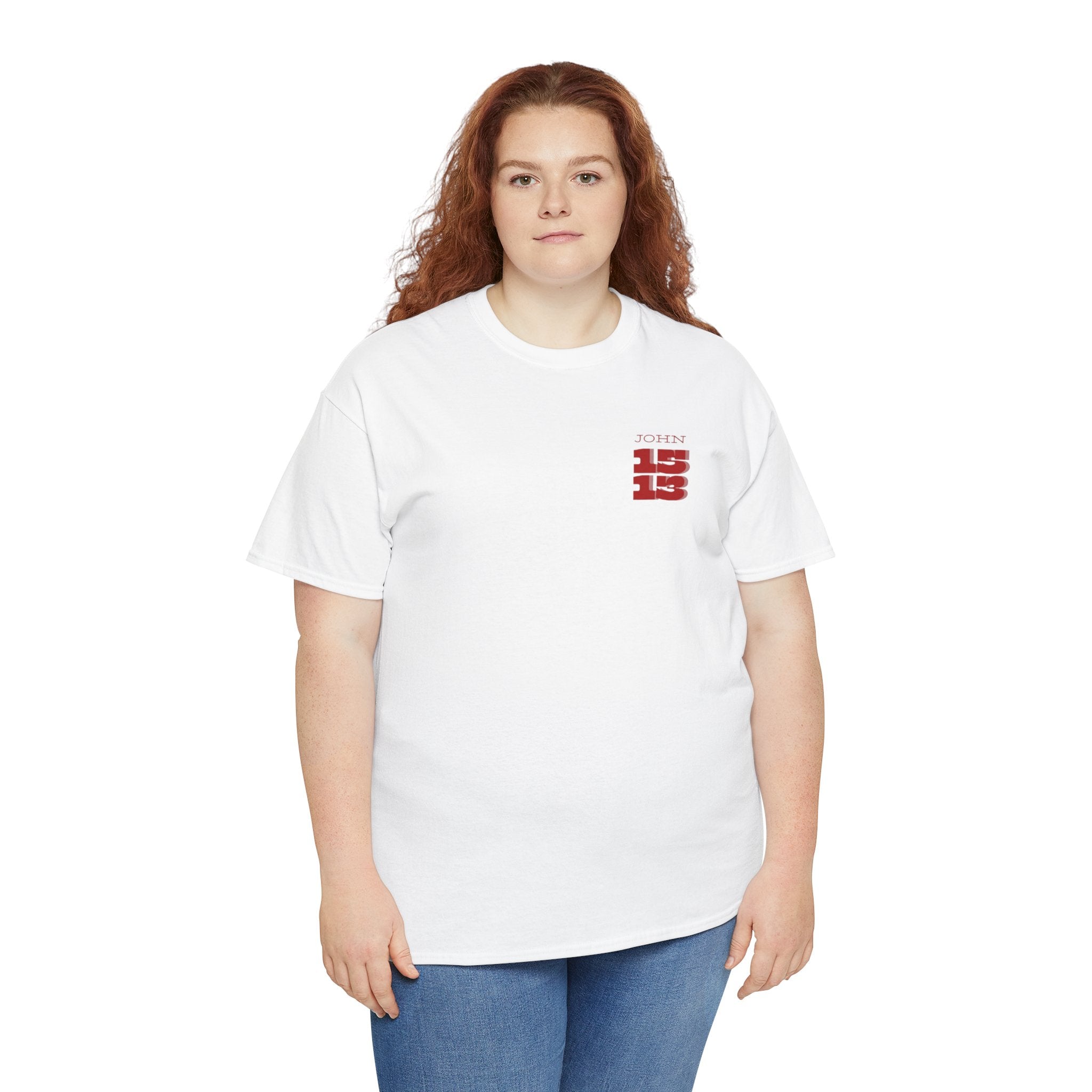 Christian T‑Shirt — "John 15:13" Graphic Tee