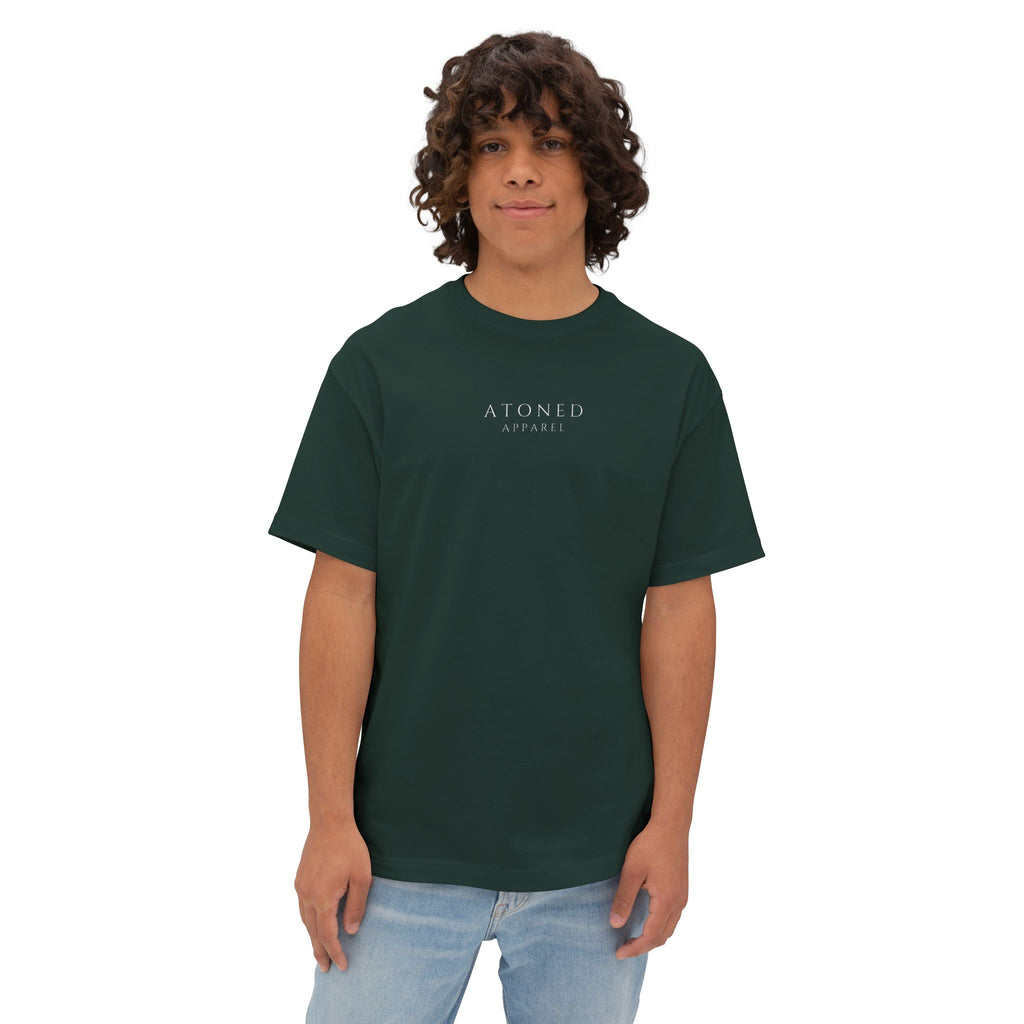 Faith Over Fear Oversized Tee - Boxy Inspirational Graphic Shirt