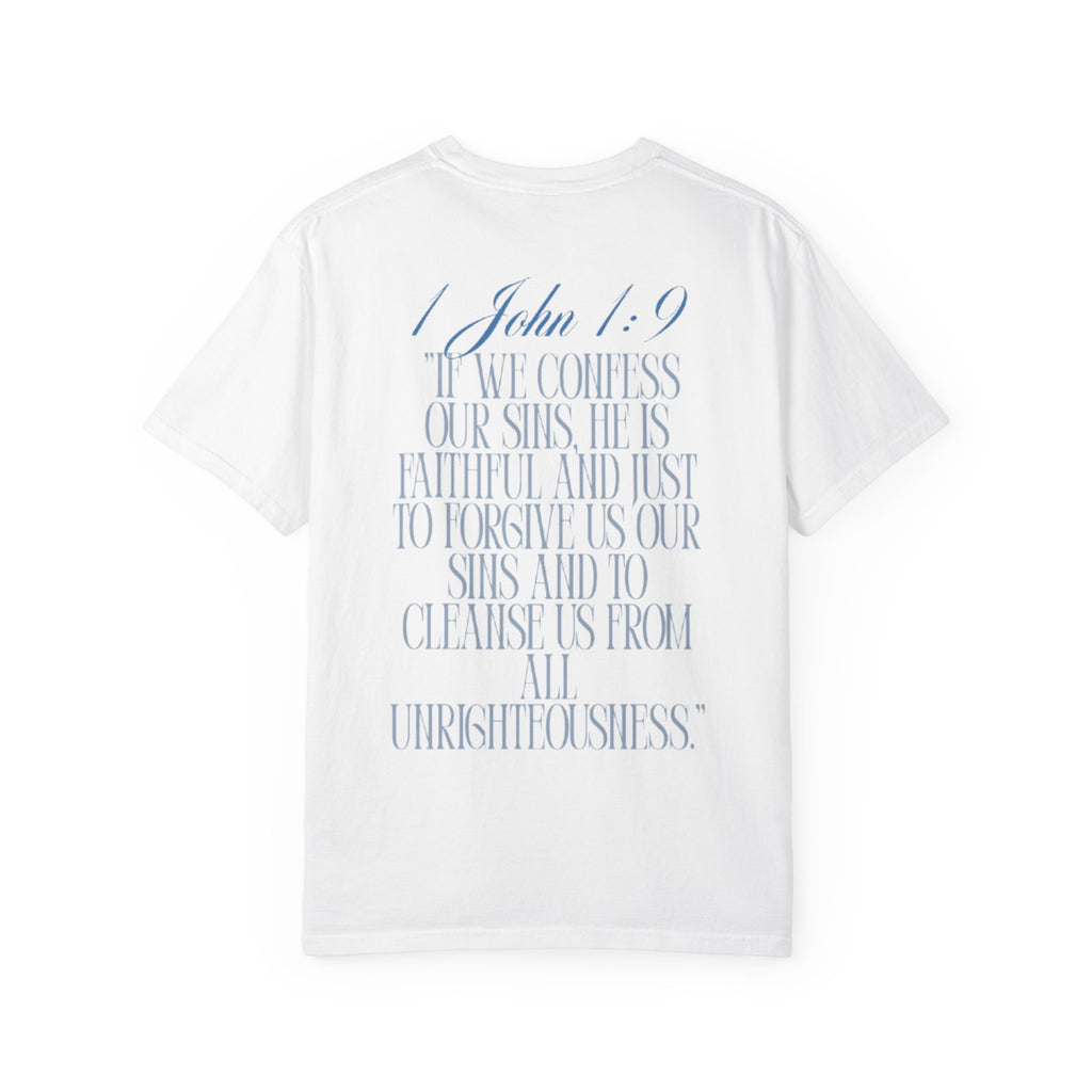 T-Shirt — 1 John 1:9 Scripture Tee (We Confess Our Sins)