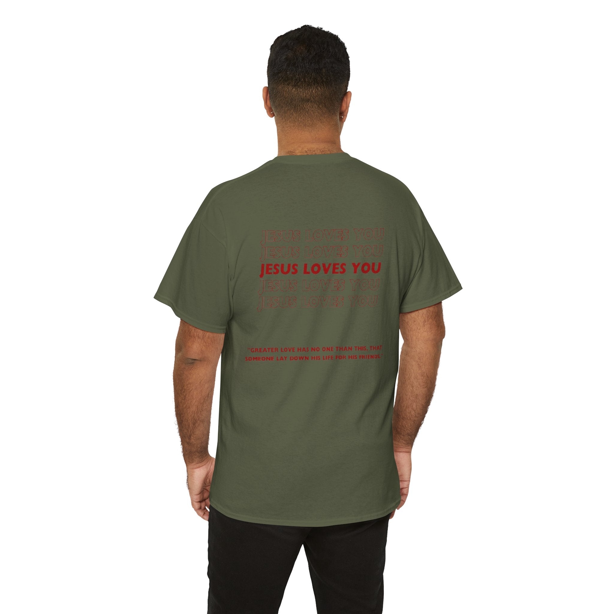 Christian T‑Shirt — "John 15:13" Graphic Tee