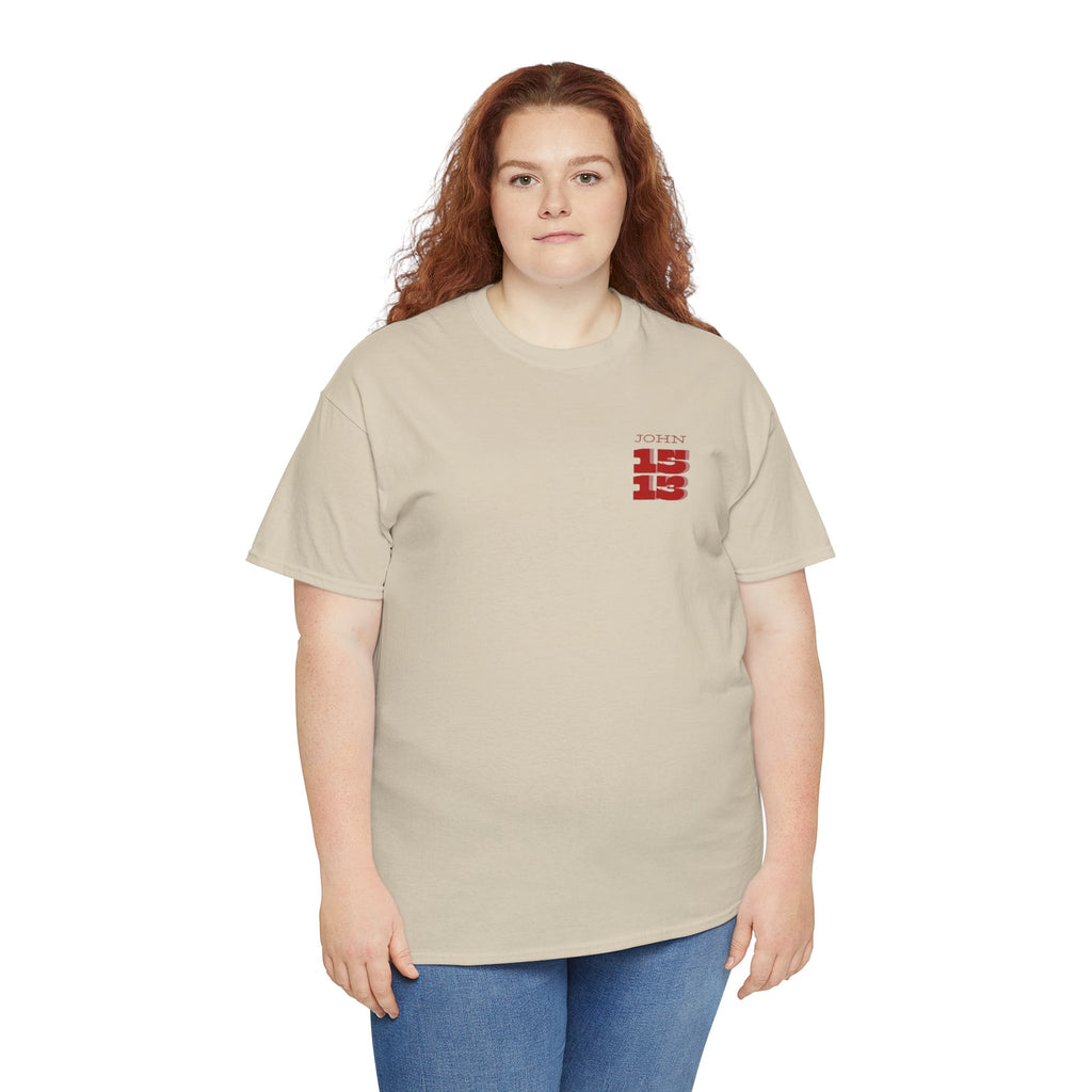 Christian T‑Shirt — "John 15:13" Graphic Tee