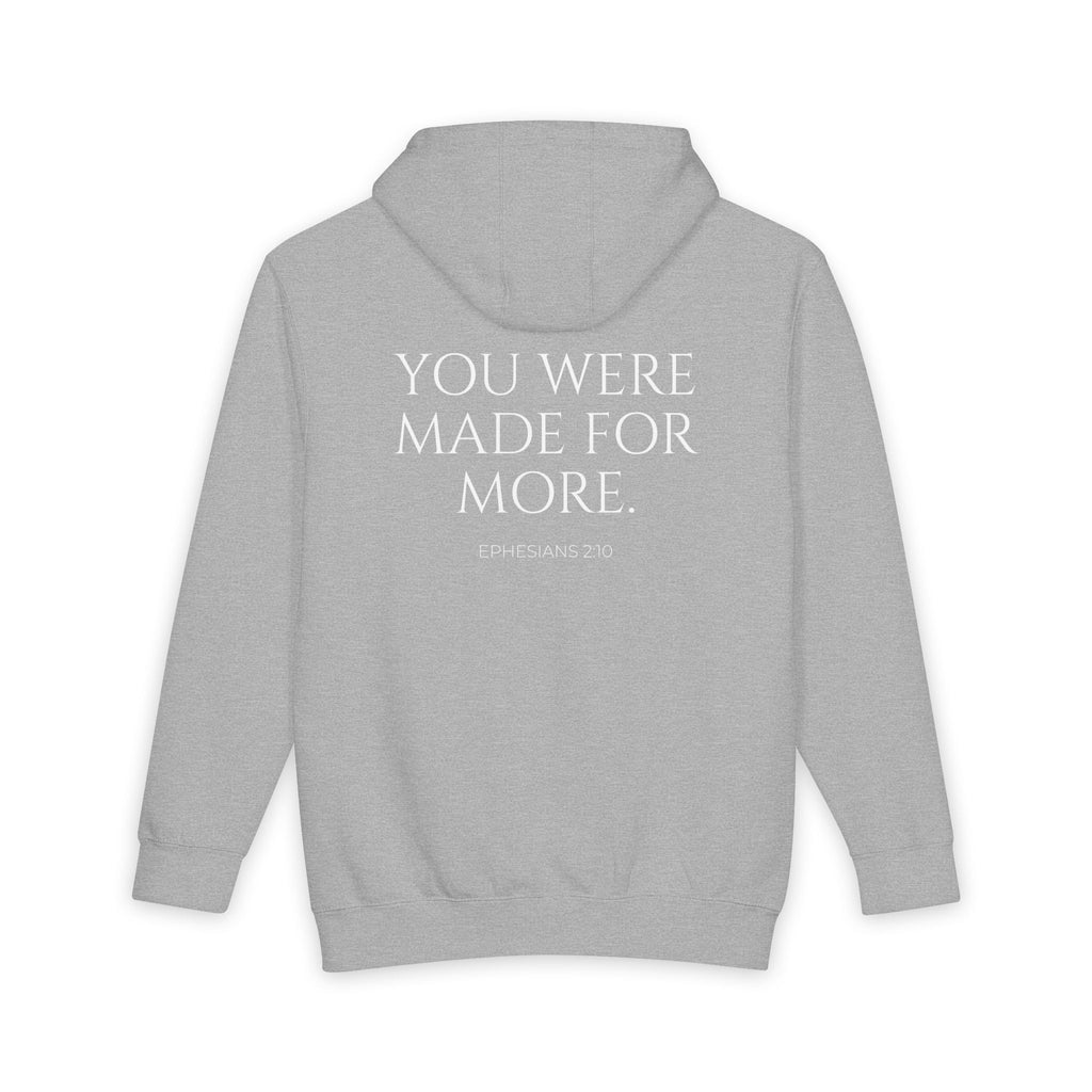 Inspirational Hoodie — "You Were Made For More" Pullover