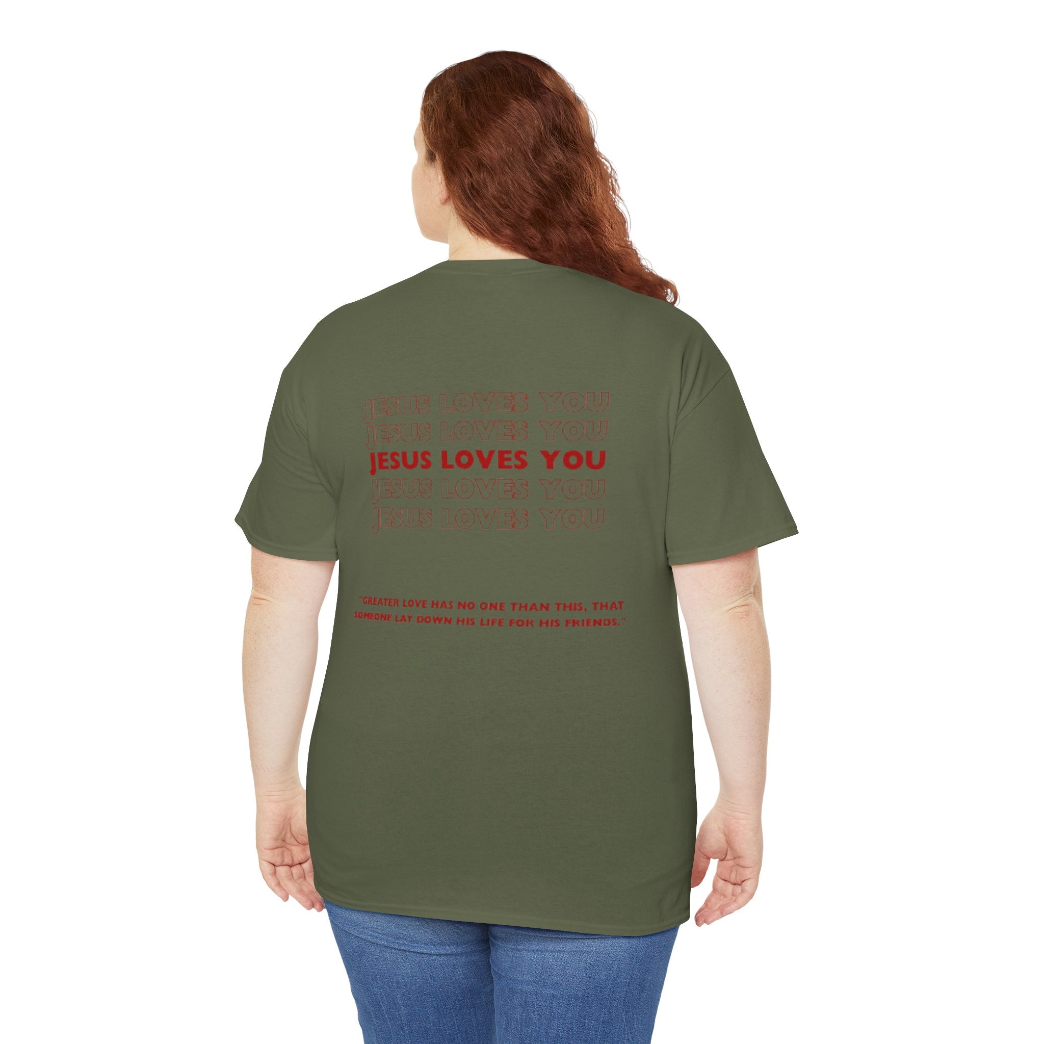 Christian T‑Shirt — "John 15:13" Graphic Tee