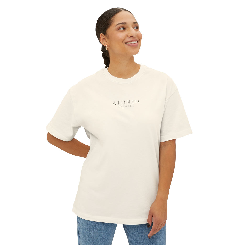 Kingdom Mindset Oversized Tee— Faith-Inspired Scripture (Matthew 6:33)