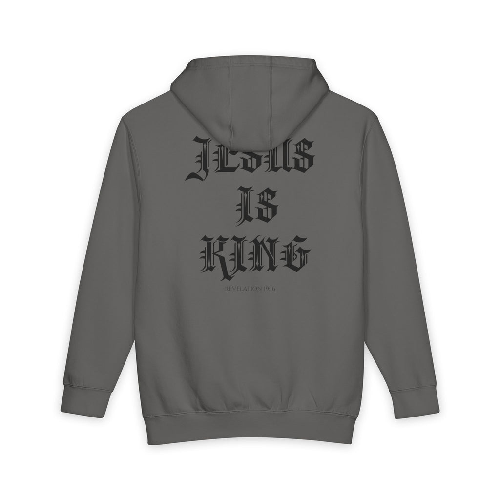 Jesus Is King Hoodie — Gothic Faith Pullover