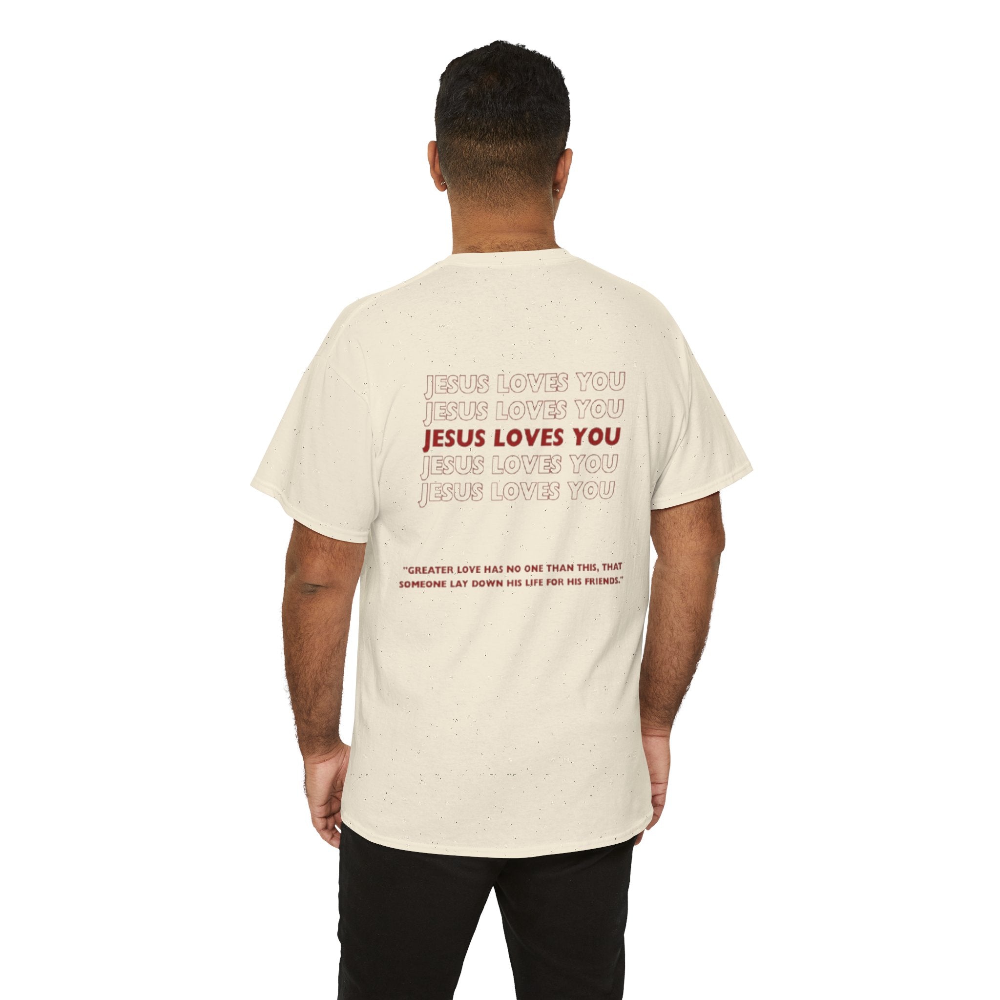 Christian T‑Shirt — "John 15:13" Graphic Tee