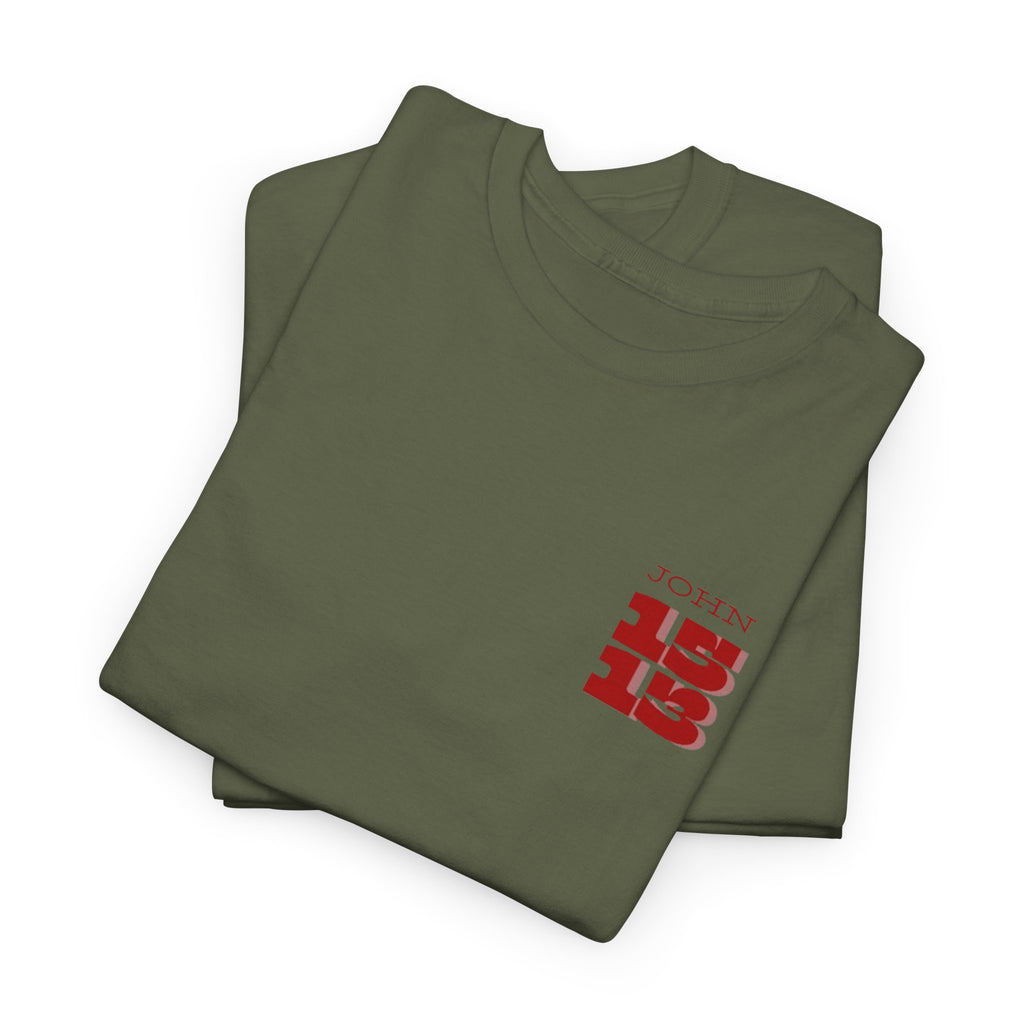 Christian T‑Shirt — "John 15:13" Graphic Tee