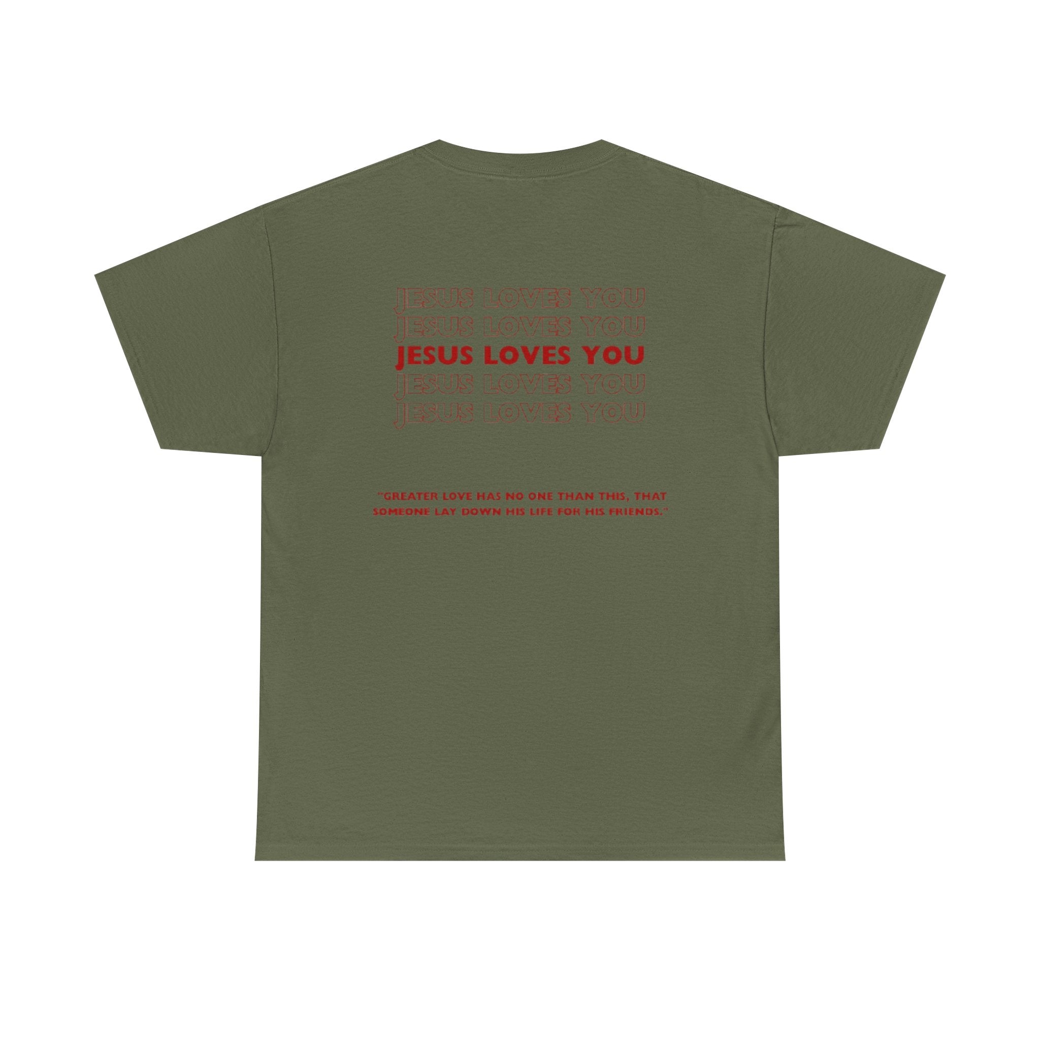 Christian T‑Shirt — "John 15:13" Graphic Tee