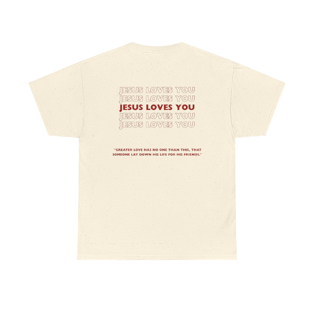 Christian T‑Shirt — "John 15:13" Graphic Tee