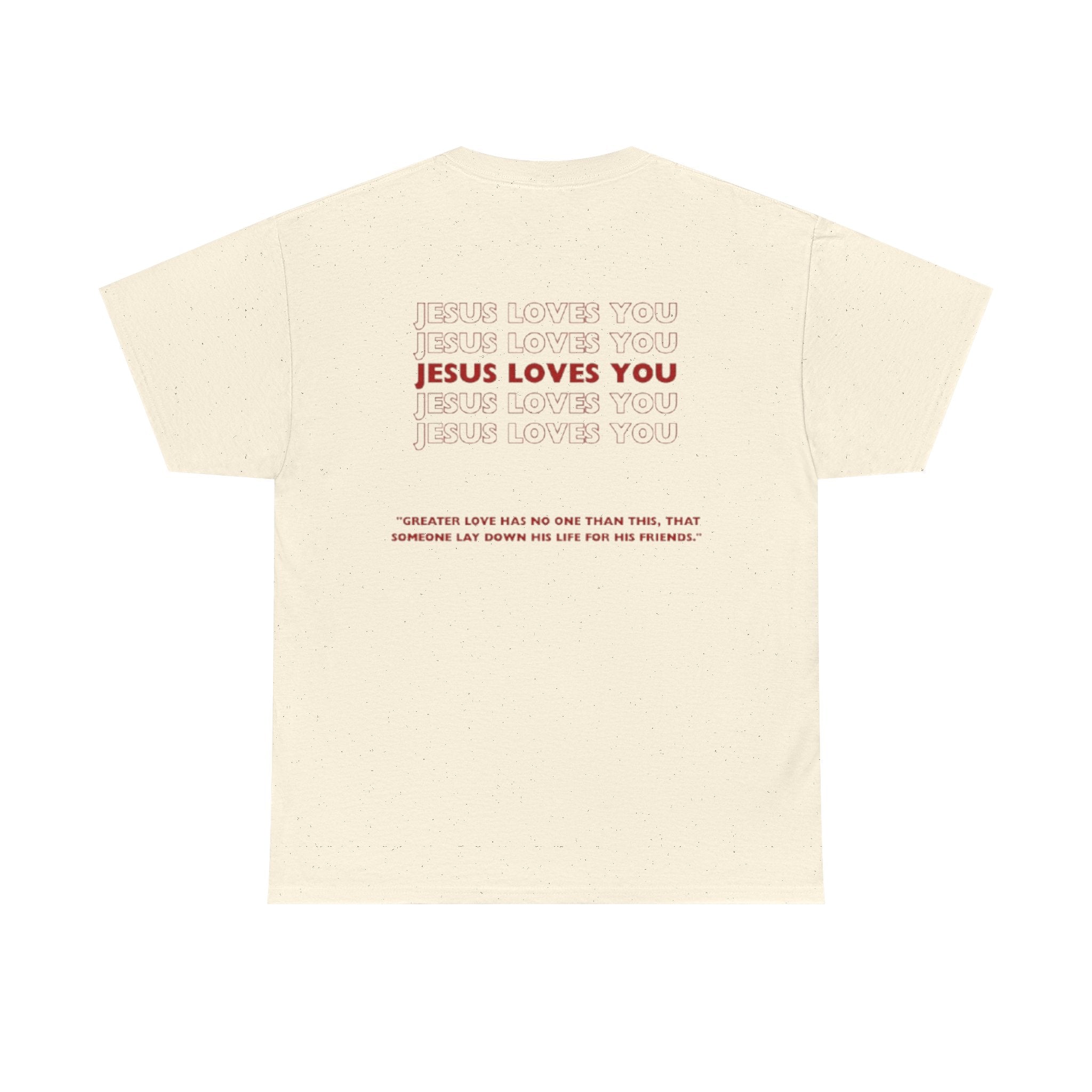 Christian T‑Shirt — "John 15:13" Graphic Tee