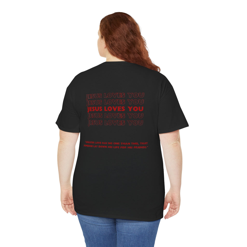 Christian T‑Shirt — "John 15:13" Graphic Tee
