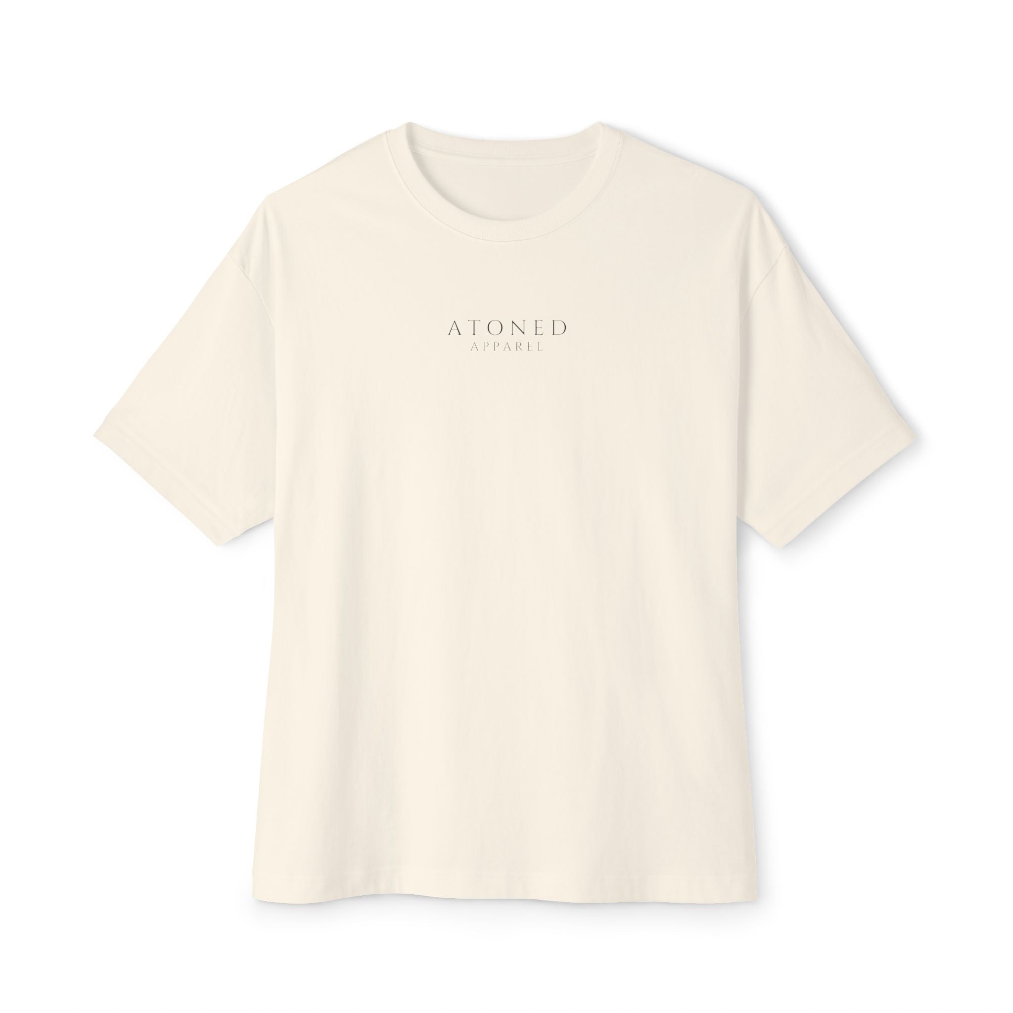 Oversized Tee — "God Is With You Always" Inspirational Christian T-Shirt