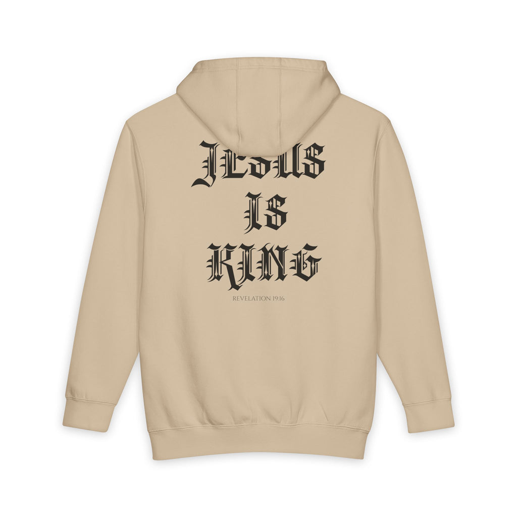 Jesus Is King Hoodie — Gothic Faith Pullover