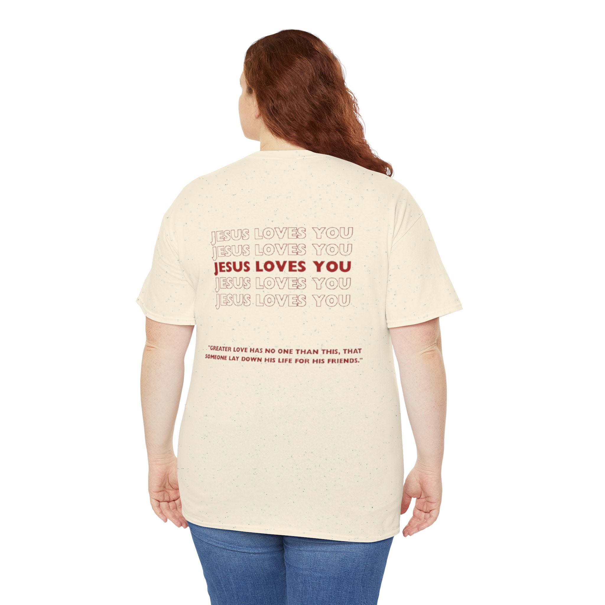 Christian T‑Shirt — "John 15:13" Graphic Tee