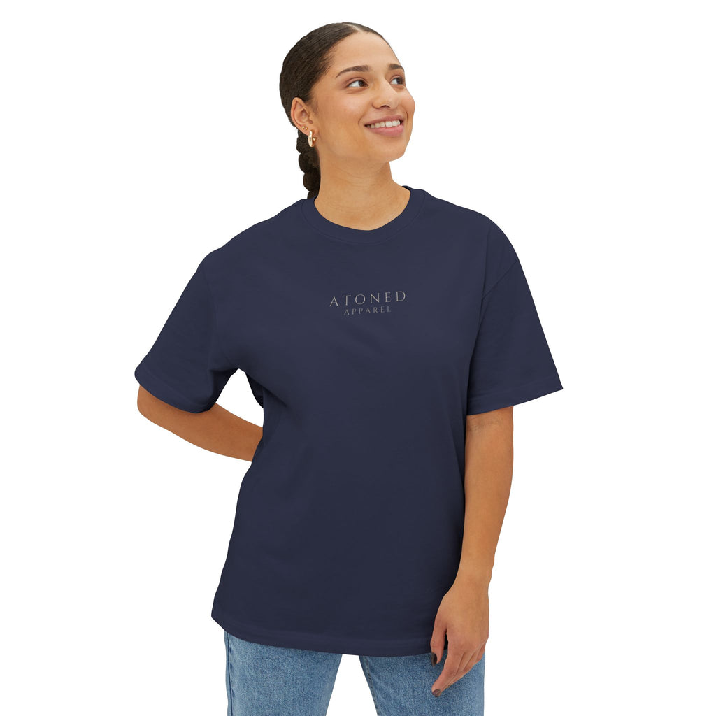 Jesus Is King Oversized Tee — Christian Boxy T‑Shirt