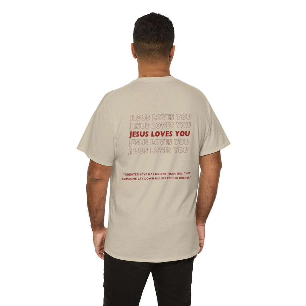 Christian T‑Shirt — "John 15:13" Graphic Tee
