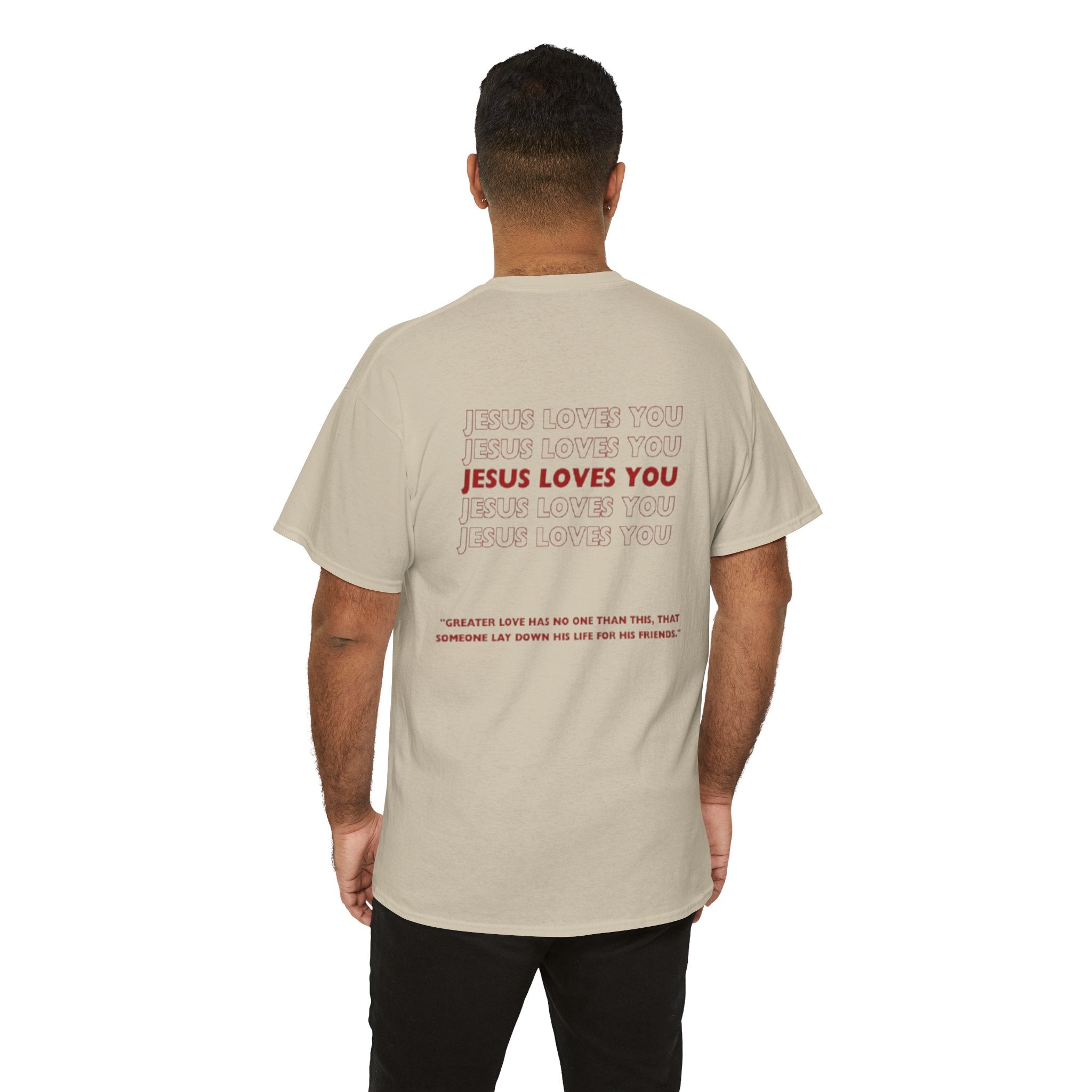 Christian T‑Shirt — "John 15:13" Graphic Tee
