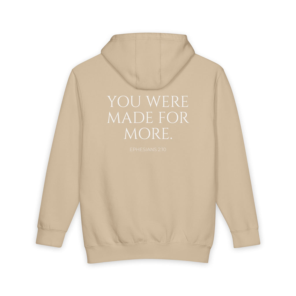 Inspirational Hoodie — "You Were Made For More" Pullover