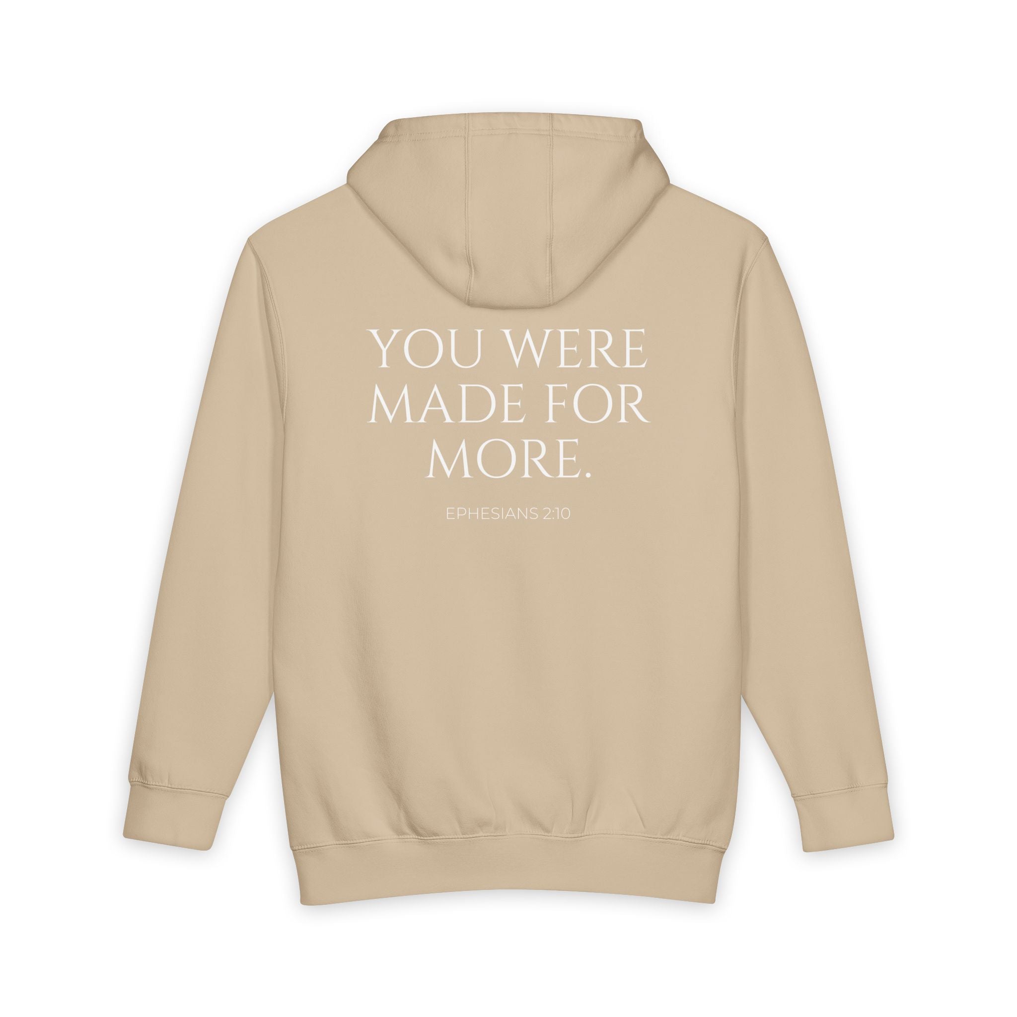 Inspirational Hoodie — "You Were Made For More" Pullover