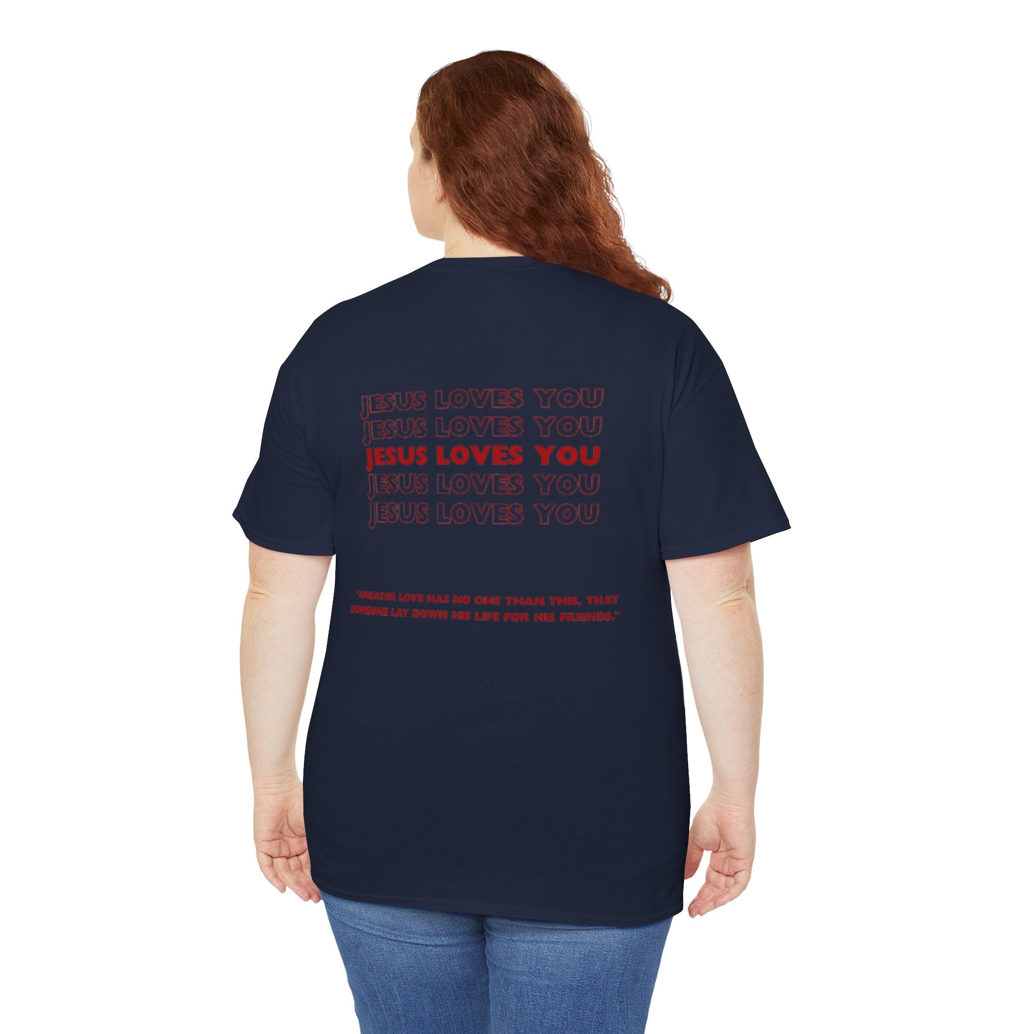Christian T‑Shirt — "John 15:13" Graphic Tee