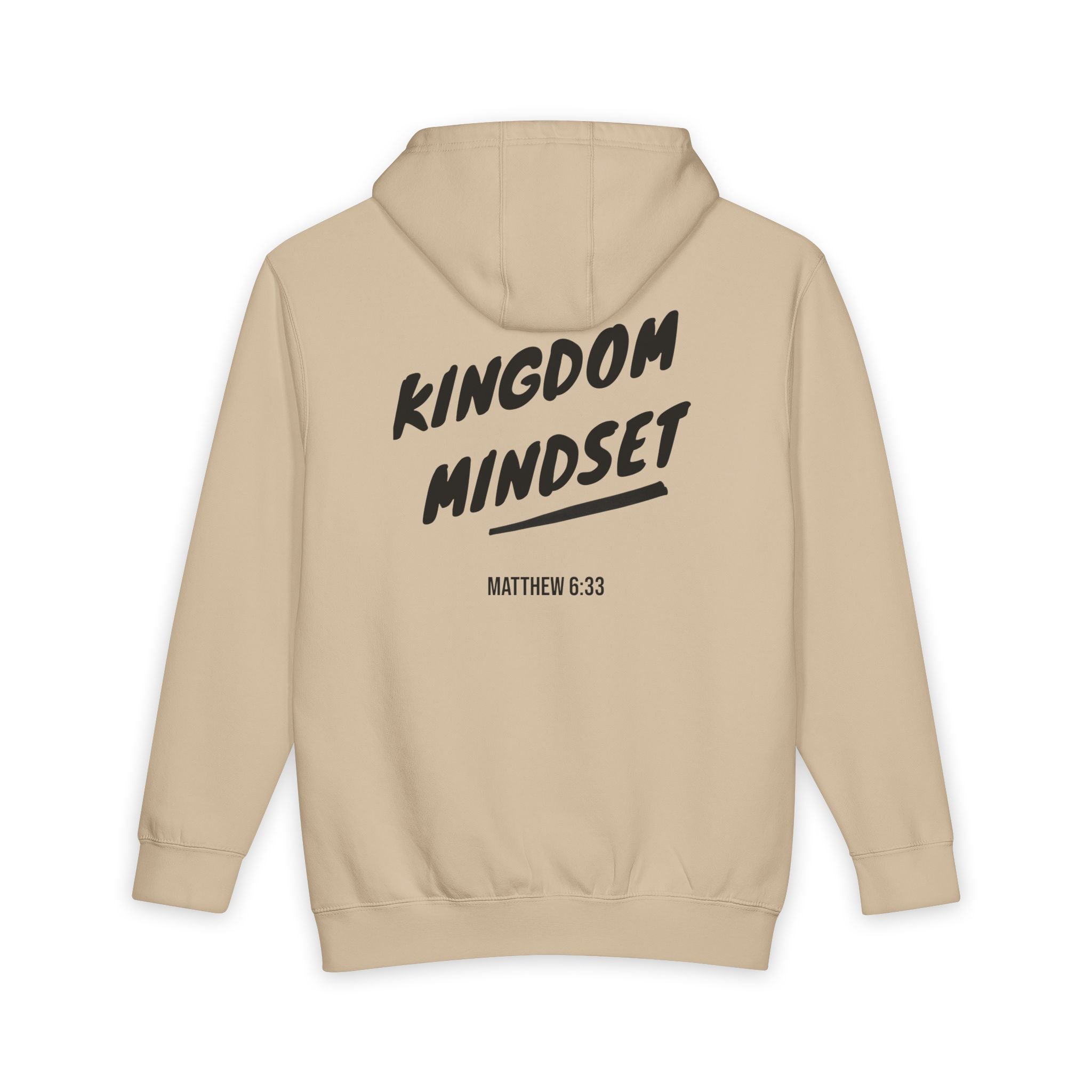 Kingdom Mindset Hoodie — Christian Faith Pullover (Matthew 6:33)