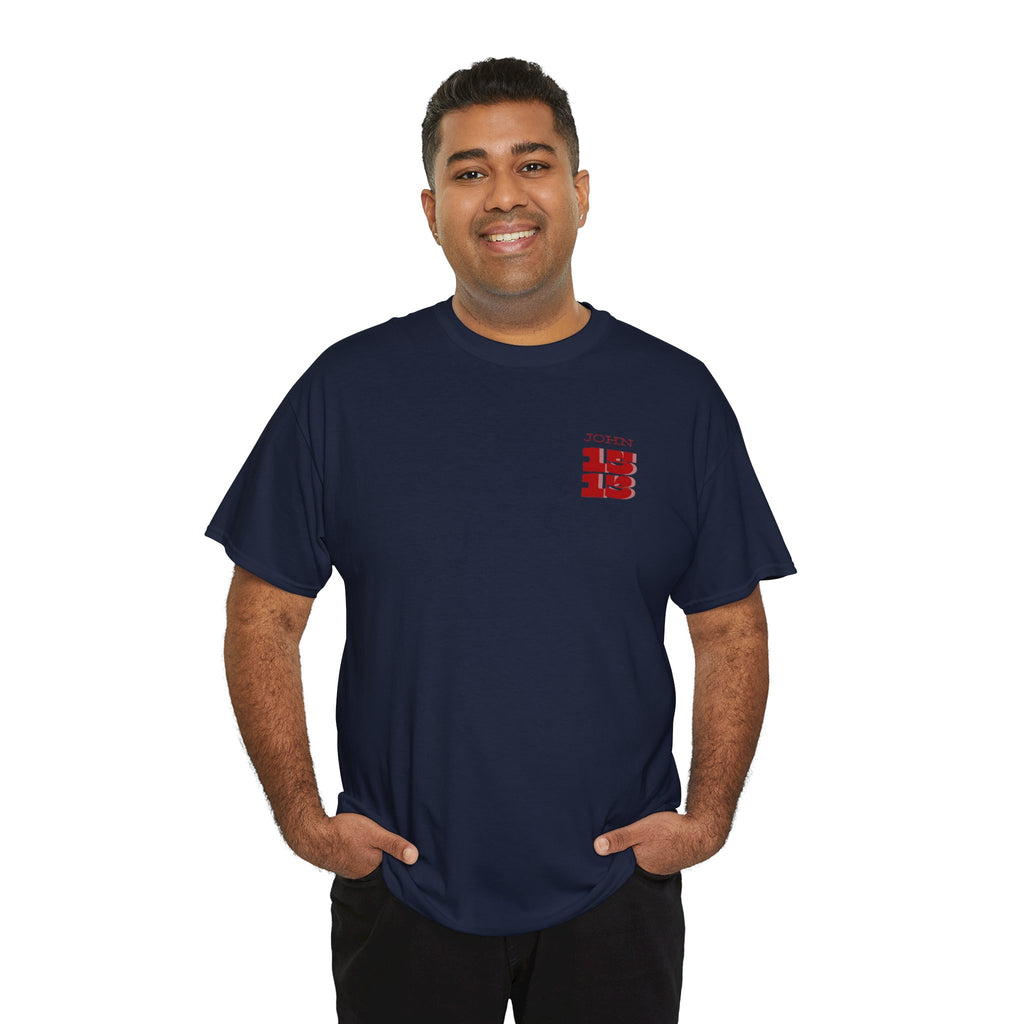 Christian T‑Shirt — "John 15:13" Graphic Tee