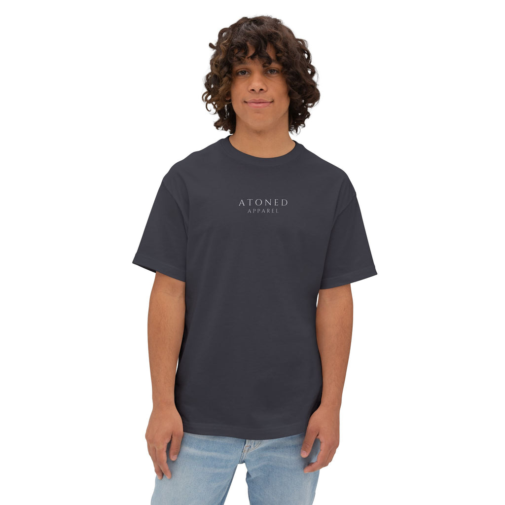 Faith Over Fear Oversized Tee - Boxy Inspirational Graphic Shirt