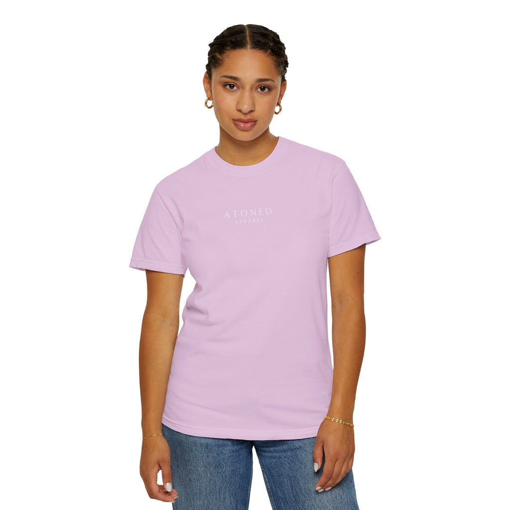 Faith Family Forever T‑Shirt — Atoned Apparel Garment‑Dyed Tee