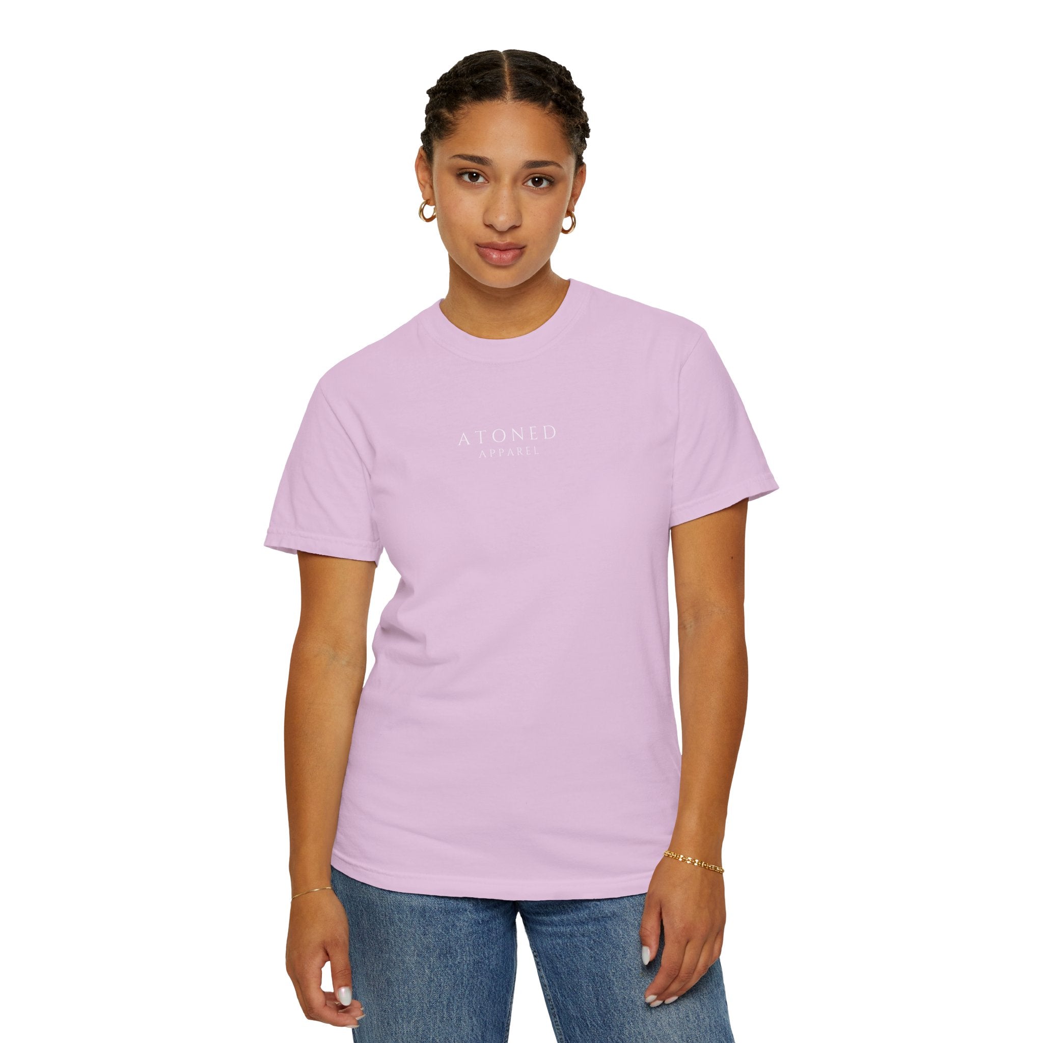 Faith Family Forever T‑Shirt — Atoned Apparel Garment‑Dyed Tee
